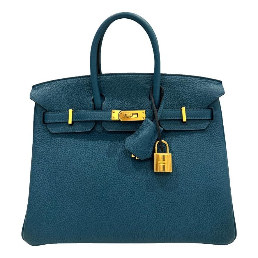 Hermes Birkin 25 Handbag Colvert Togo Leather 2016