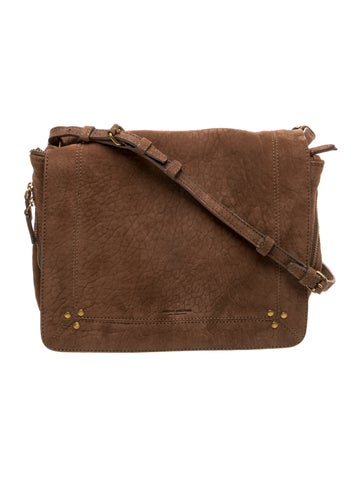 Suede Messenger Bag