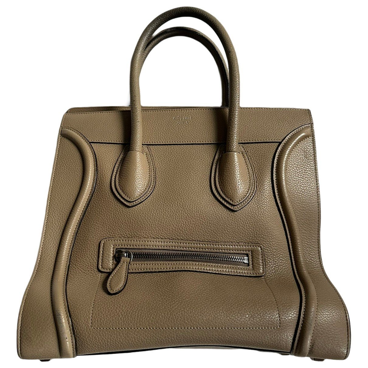 Luggage leather handbag