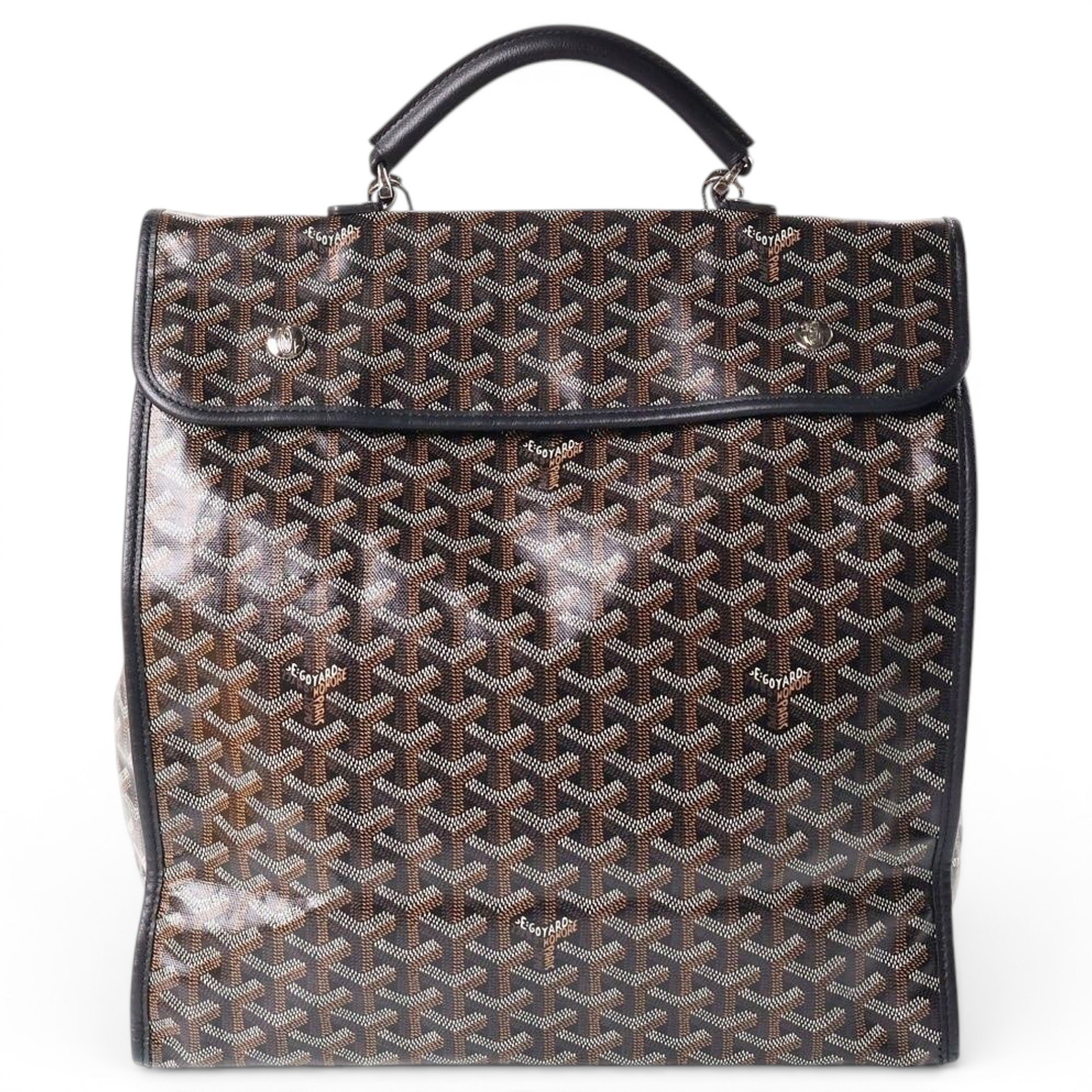 Leather backpack