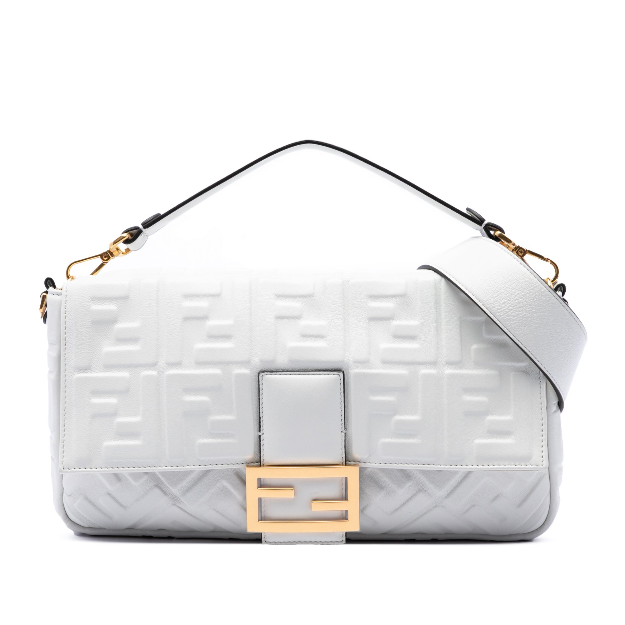 Baguette leather handbag