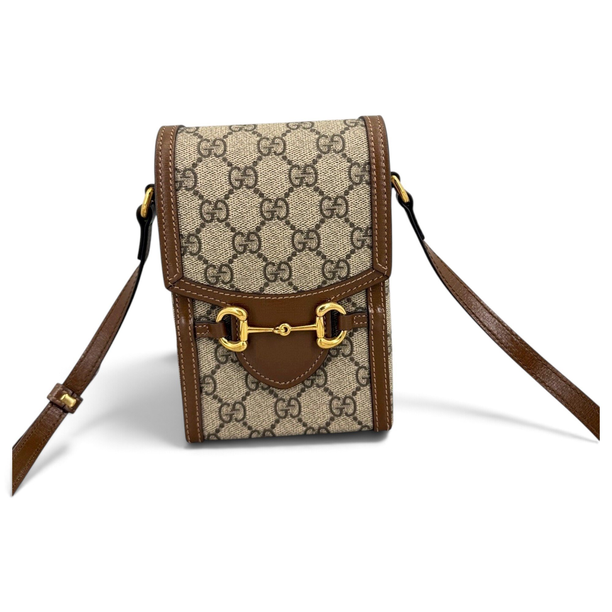 Horsebit 1955 Vertical cloth handbag