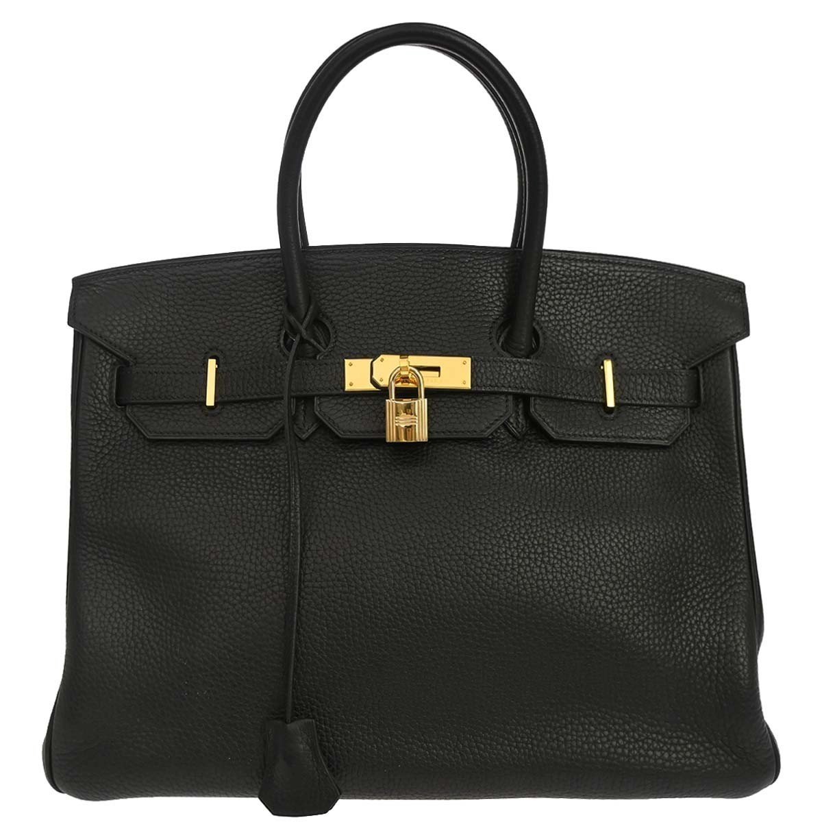 Birkin Shadow leather handbag