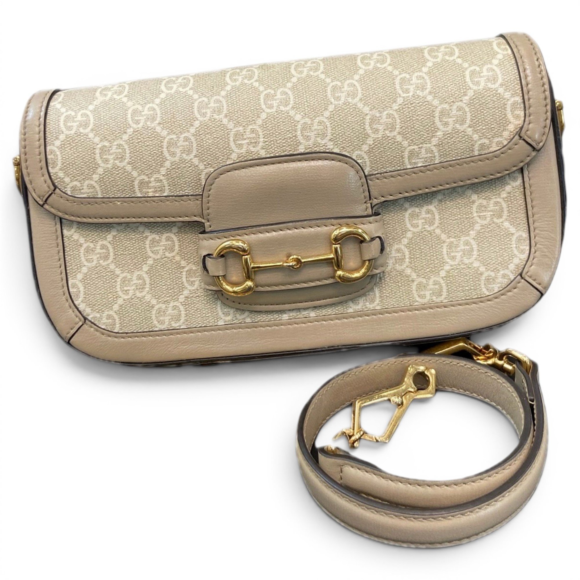 Horsebit 1955 Flap leather handbag