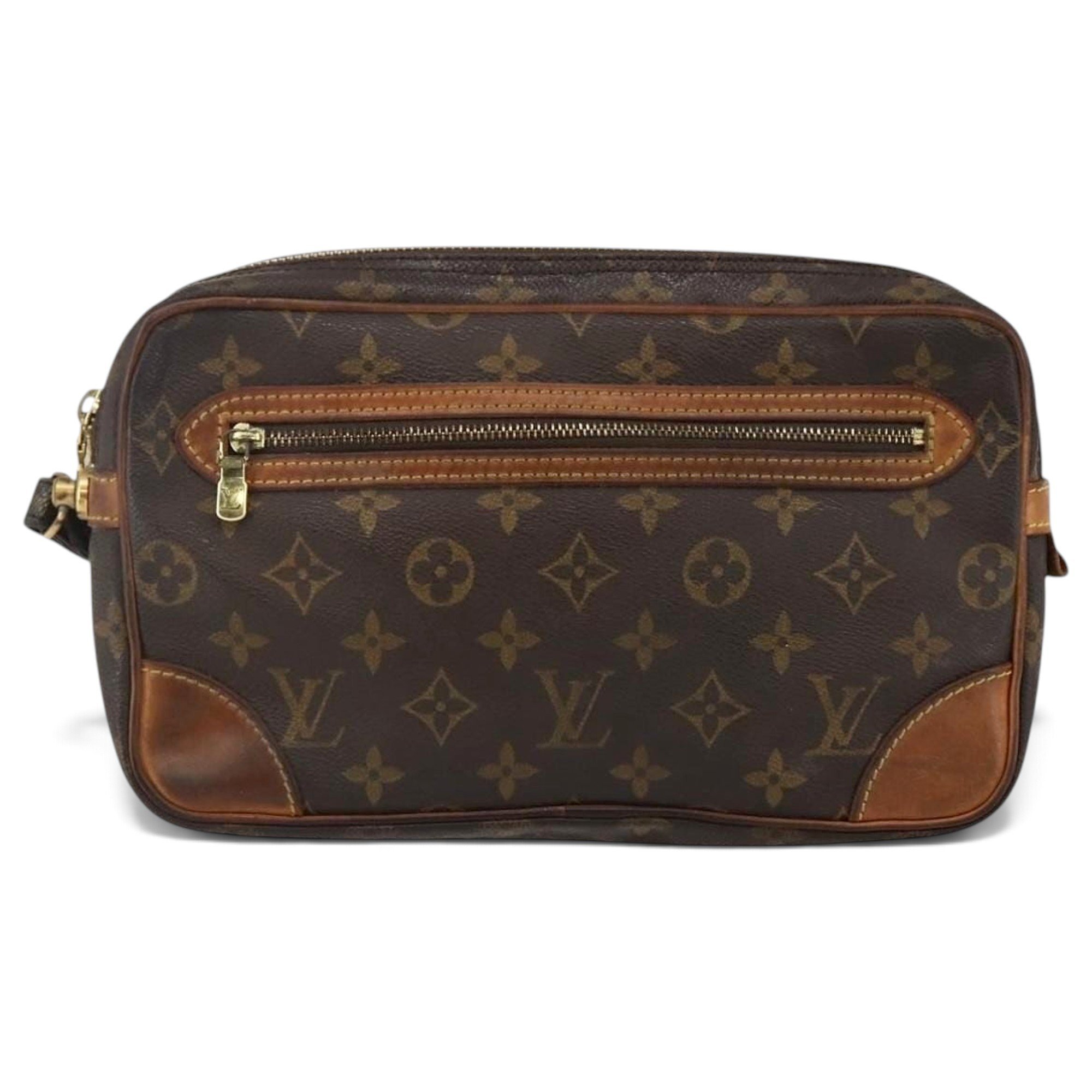 Marly Dragonne leather clutch bag