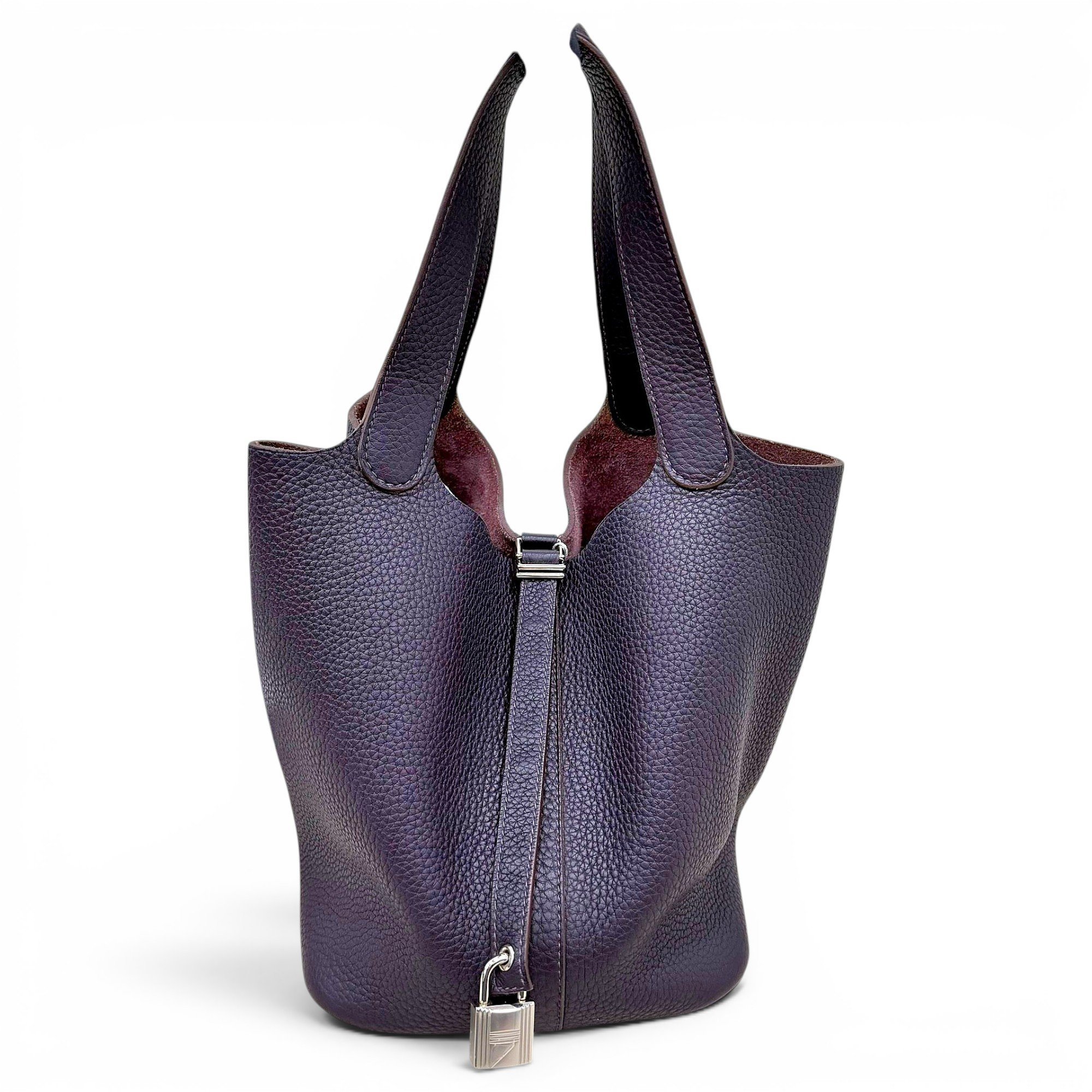 Picotin leather handbag