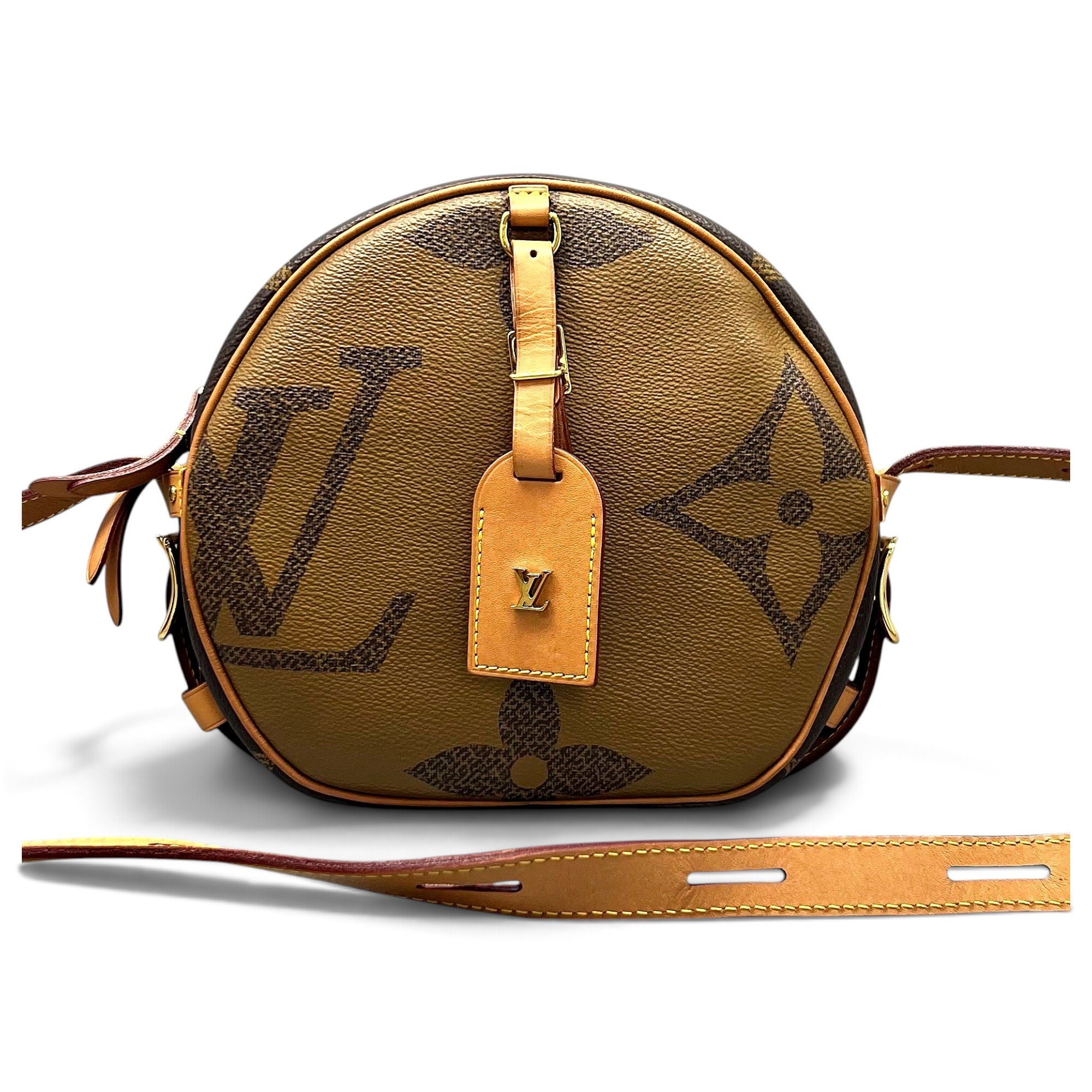 Boîte chapeau souple leather crossbody bag