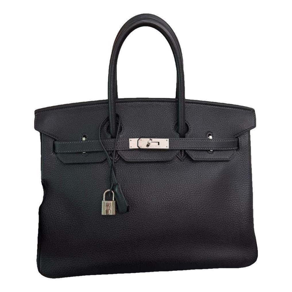 Birkin 35 leather handbag