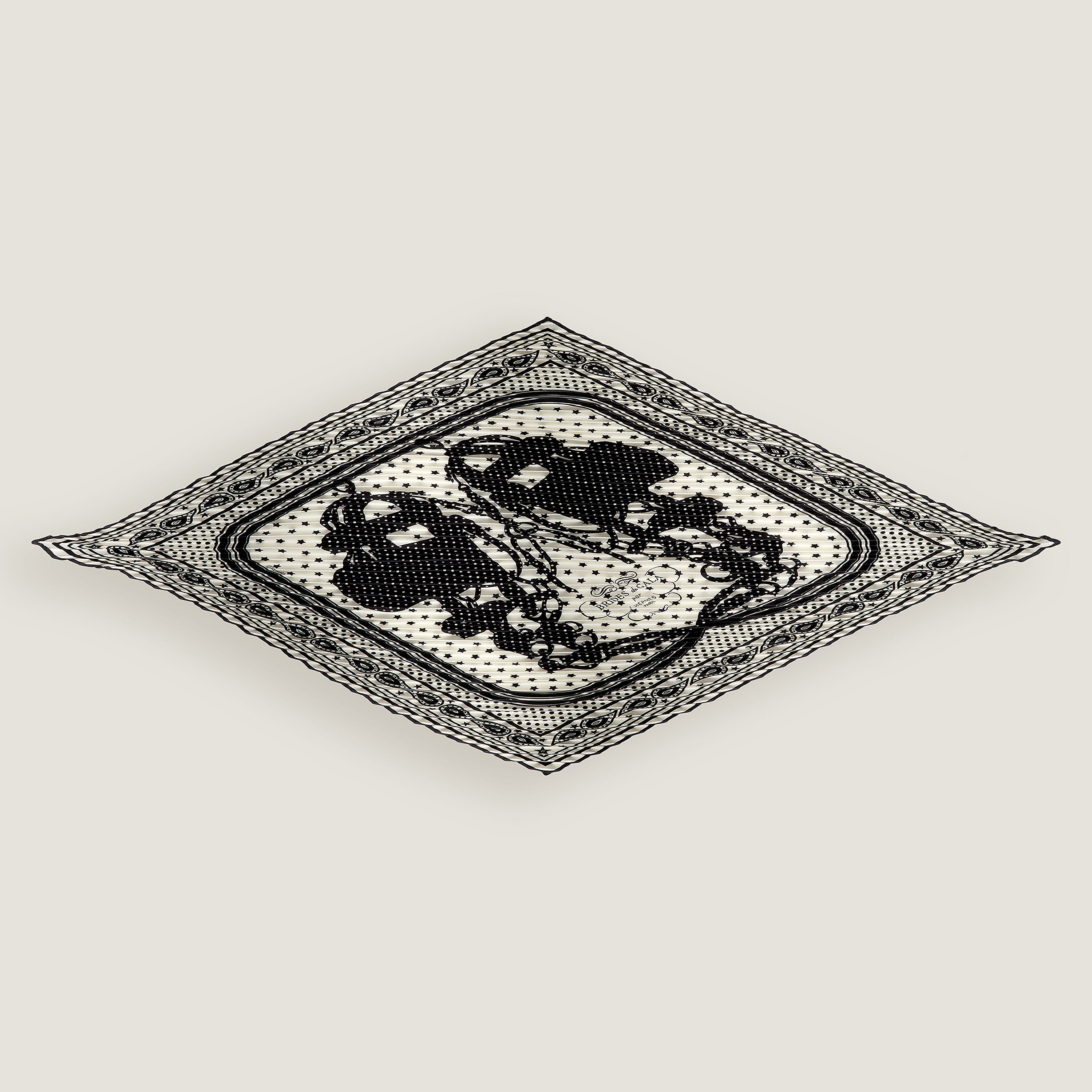 Brides de Gala pleated bandana 55