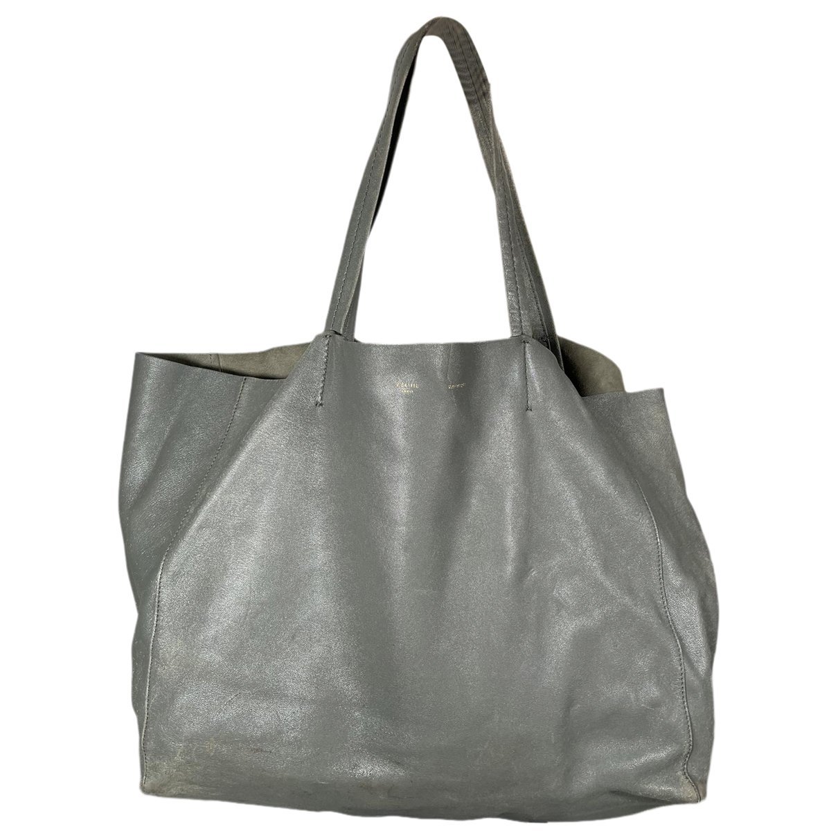 Cabas leather tote