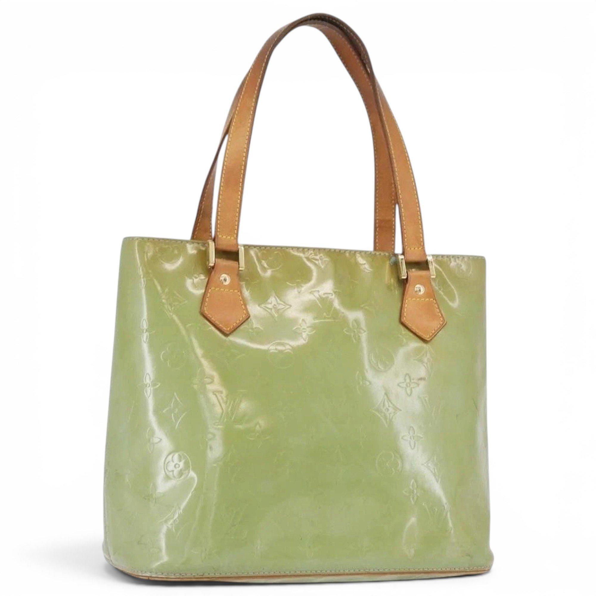 Patent leather handbag