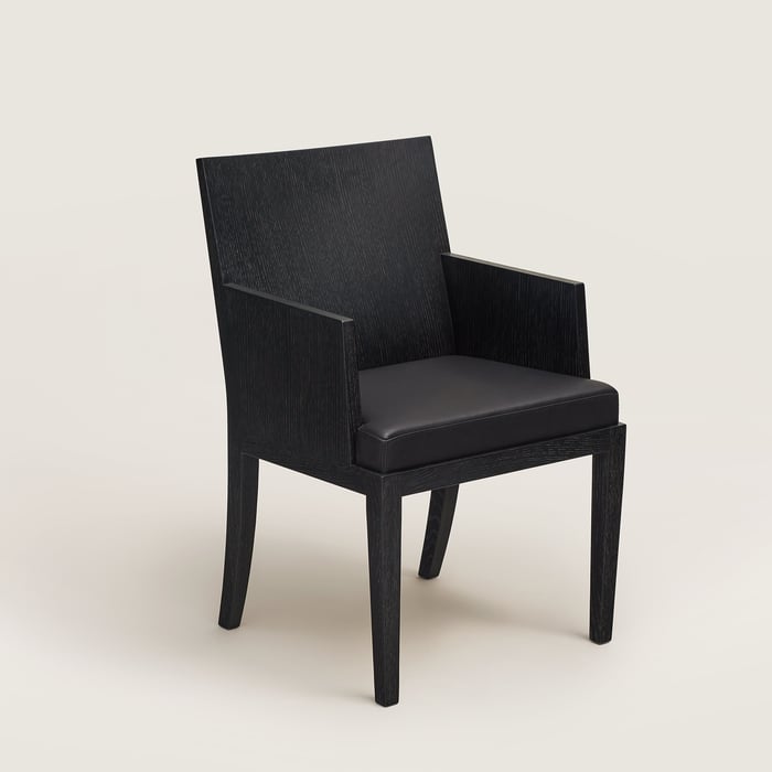 Reeditions J.-M. Frank par Hermès chair with armrests