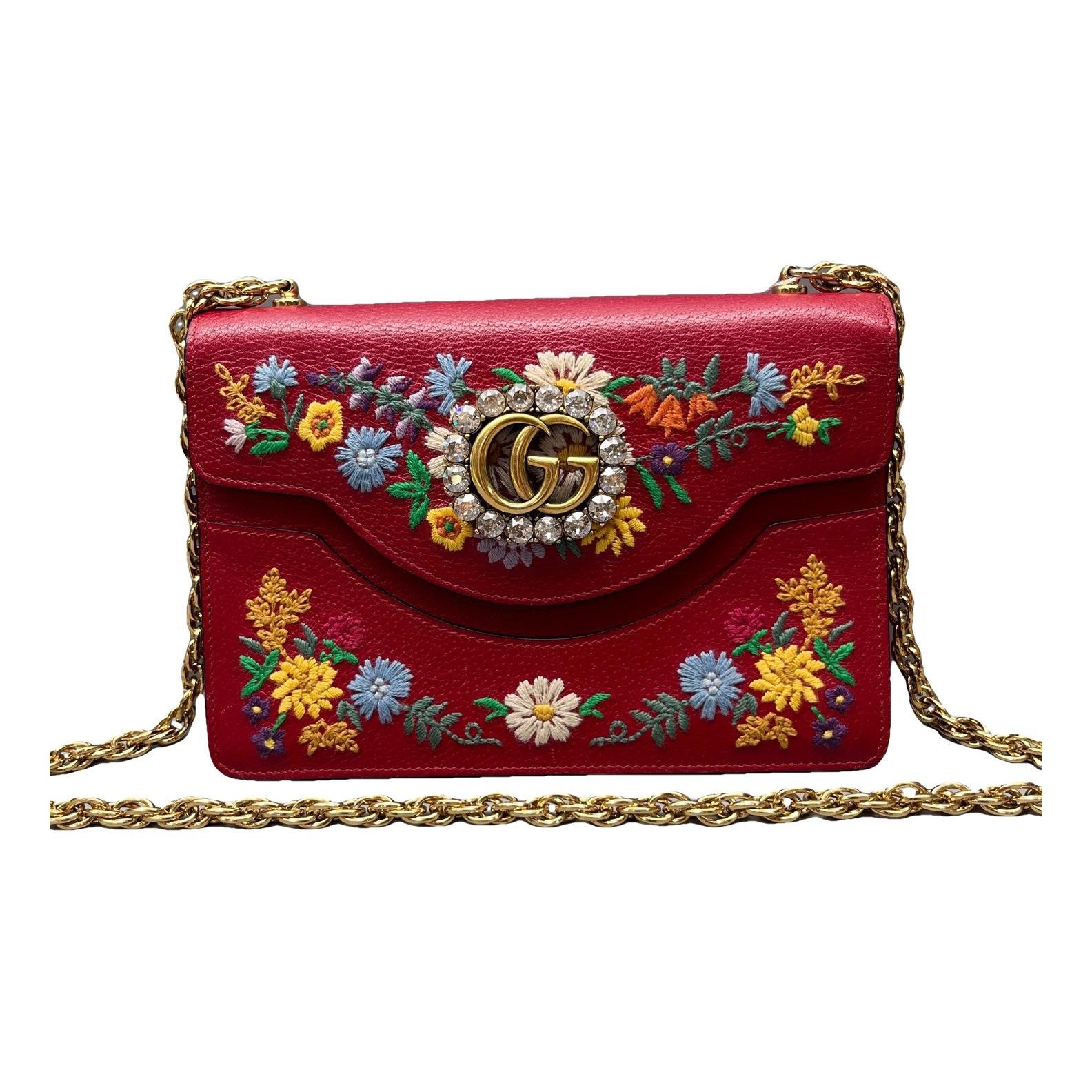 GG Marmont Flap leather crossbody bag