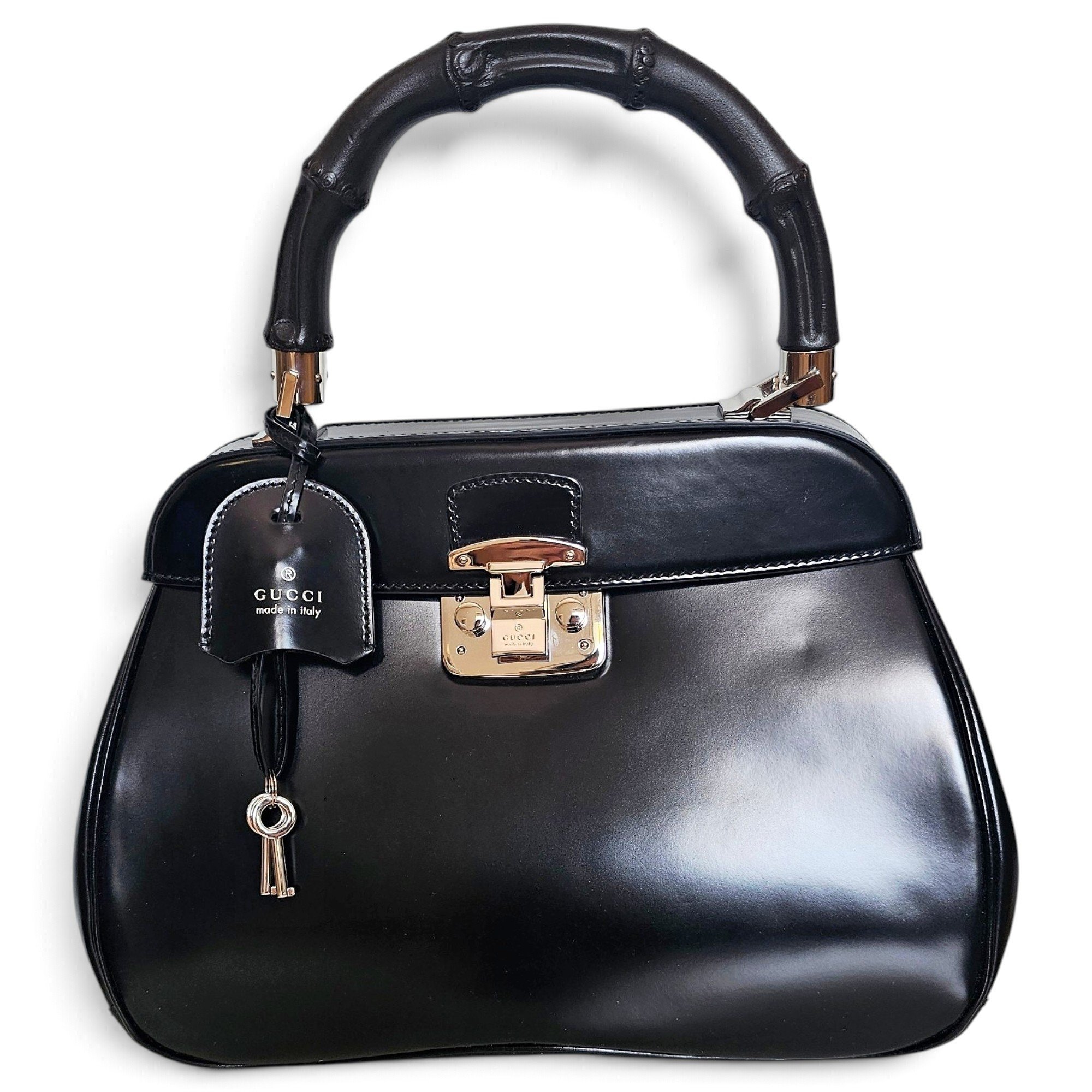Lady Lock leather handbag