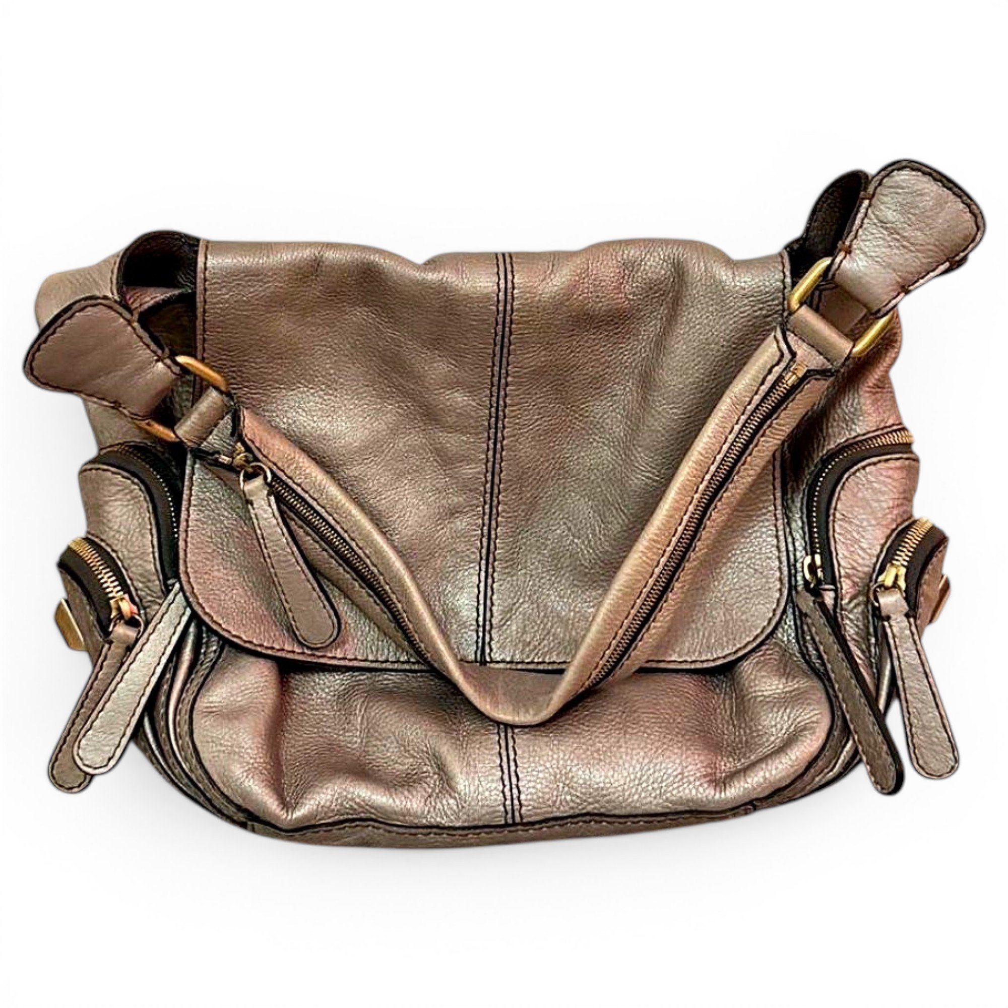 Leather tote
