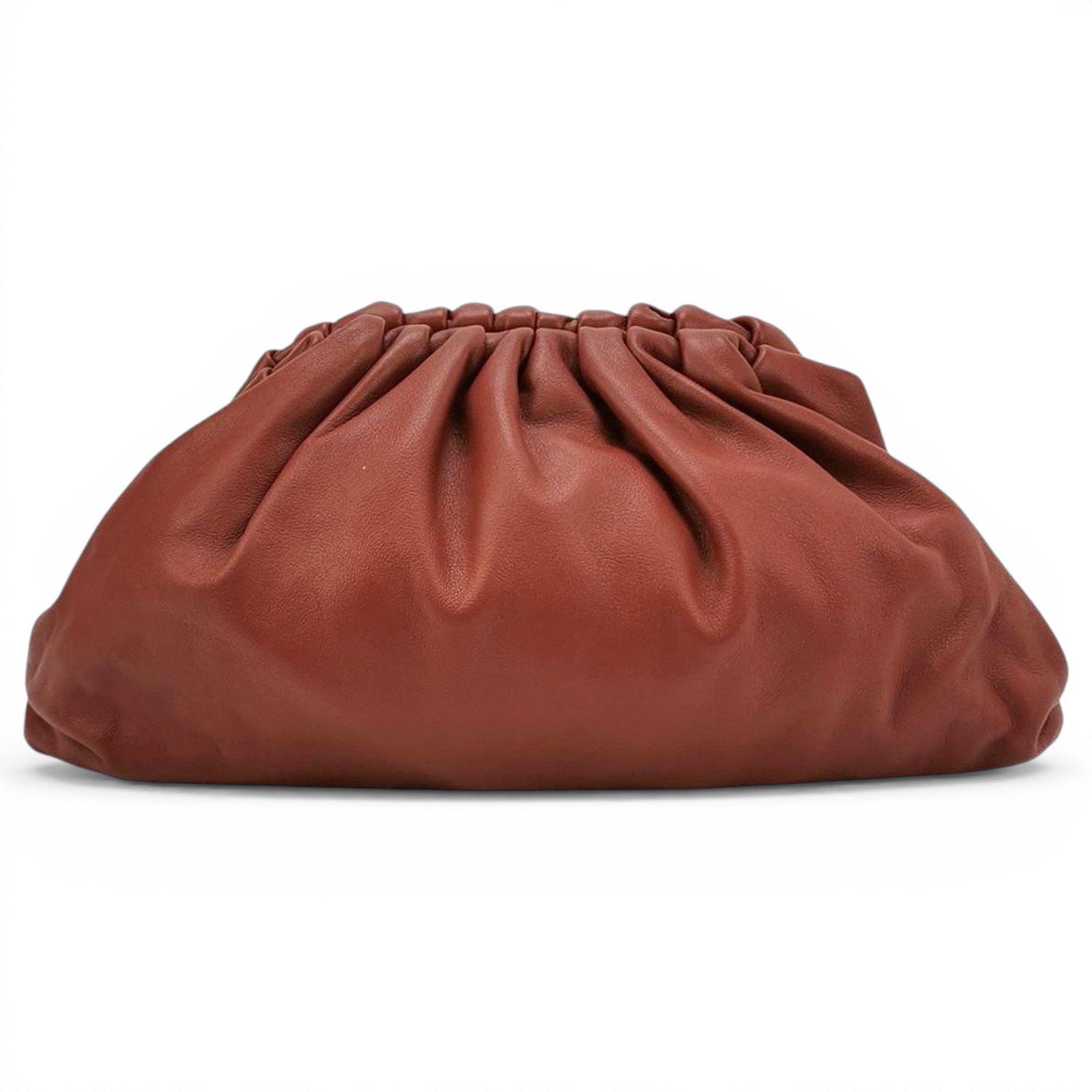 Pouch leather handbag