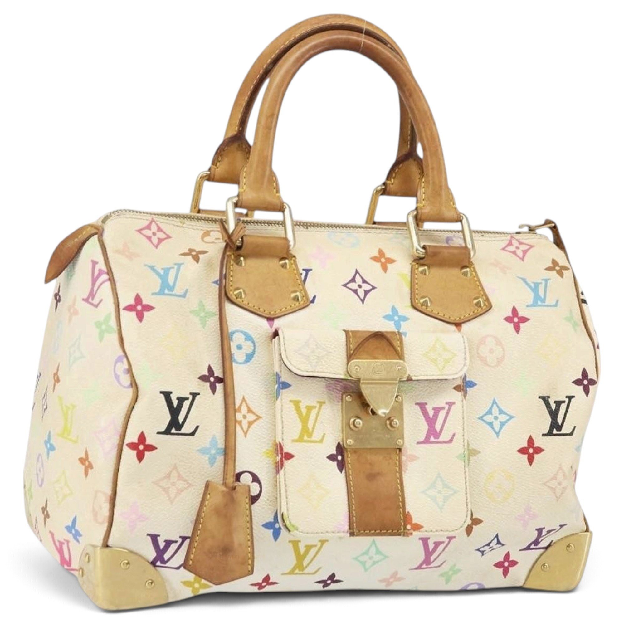 Speedy leather bowling bag