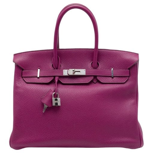 Birkin 35 leather handbag