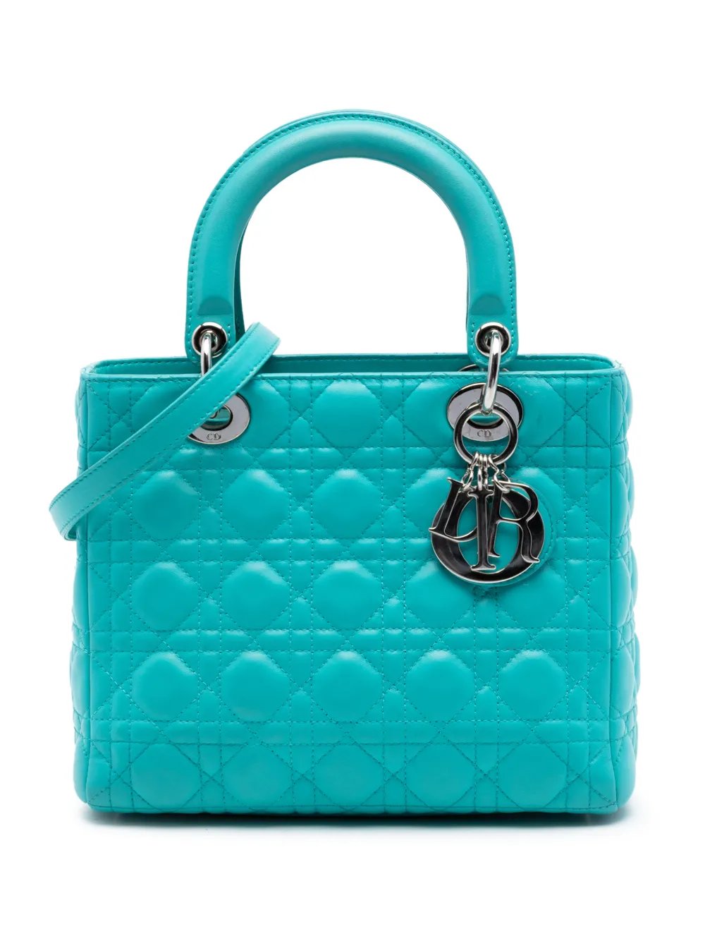2011 Medium Lambskin Cannage Lady Dior satchel