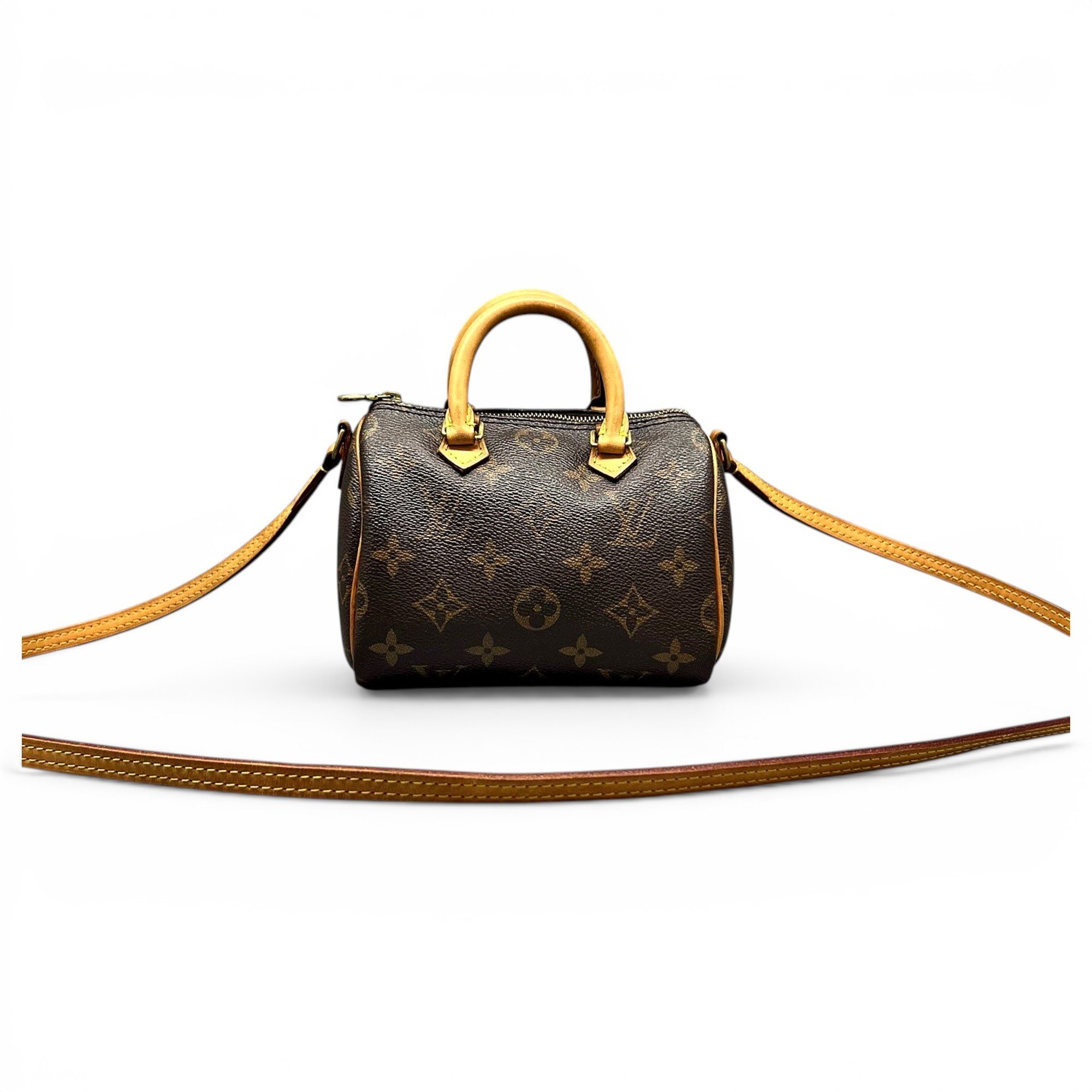 Nano Speedy / Mini HL leather crossbody bag