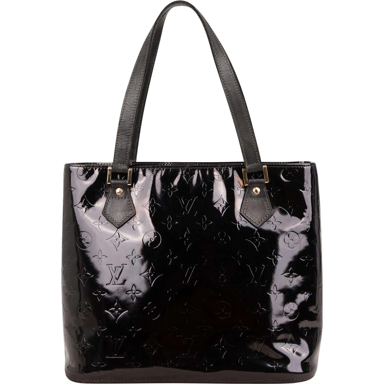 Houston patent leather handbag
