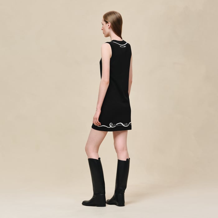 Noir Sleeveless Tunic Dress