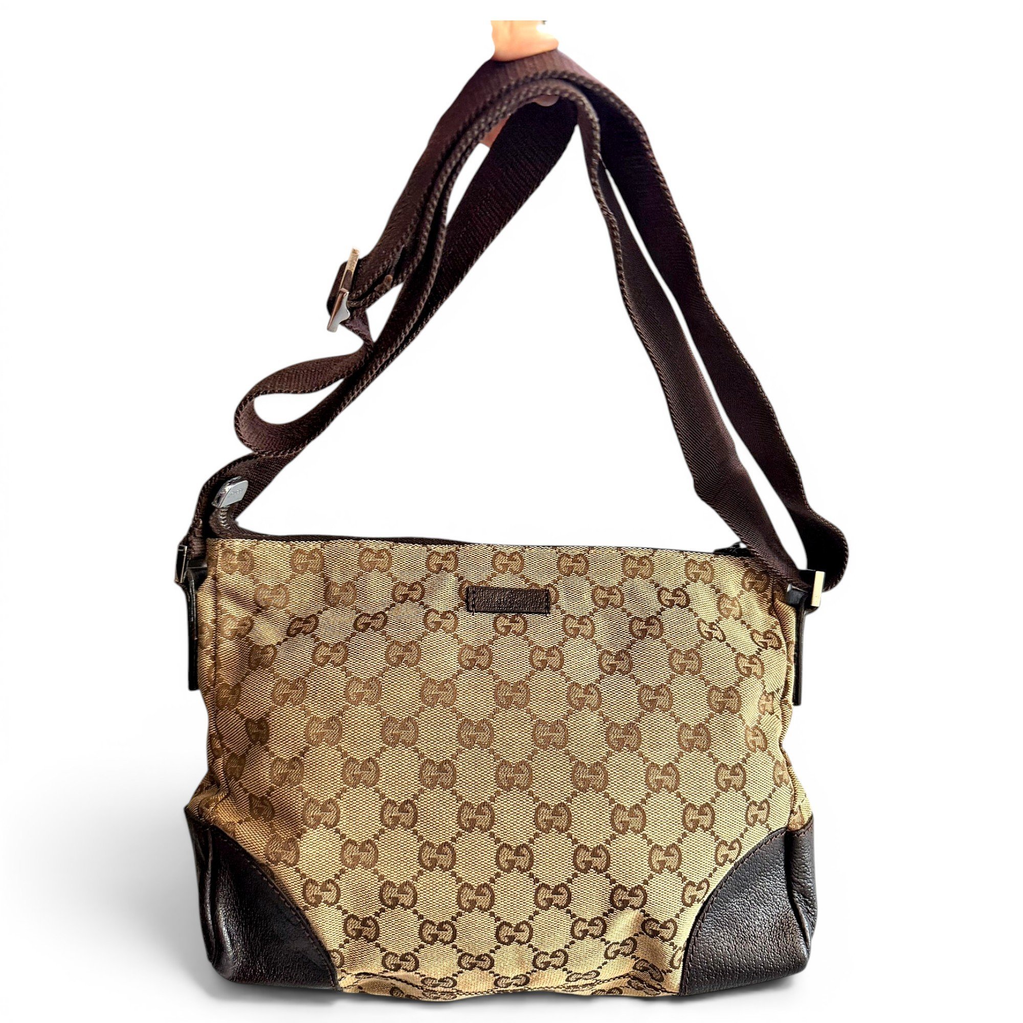 Leather crossbody bag