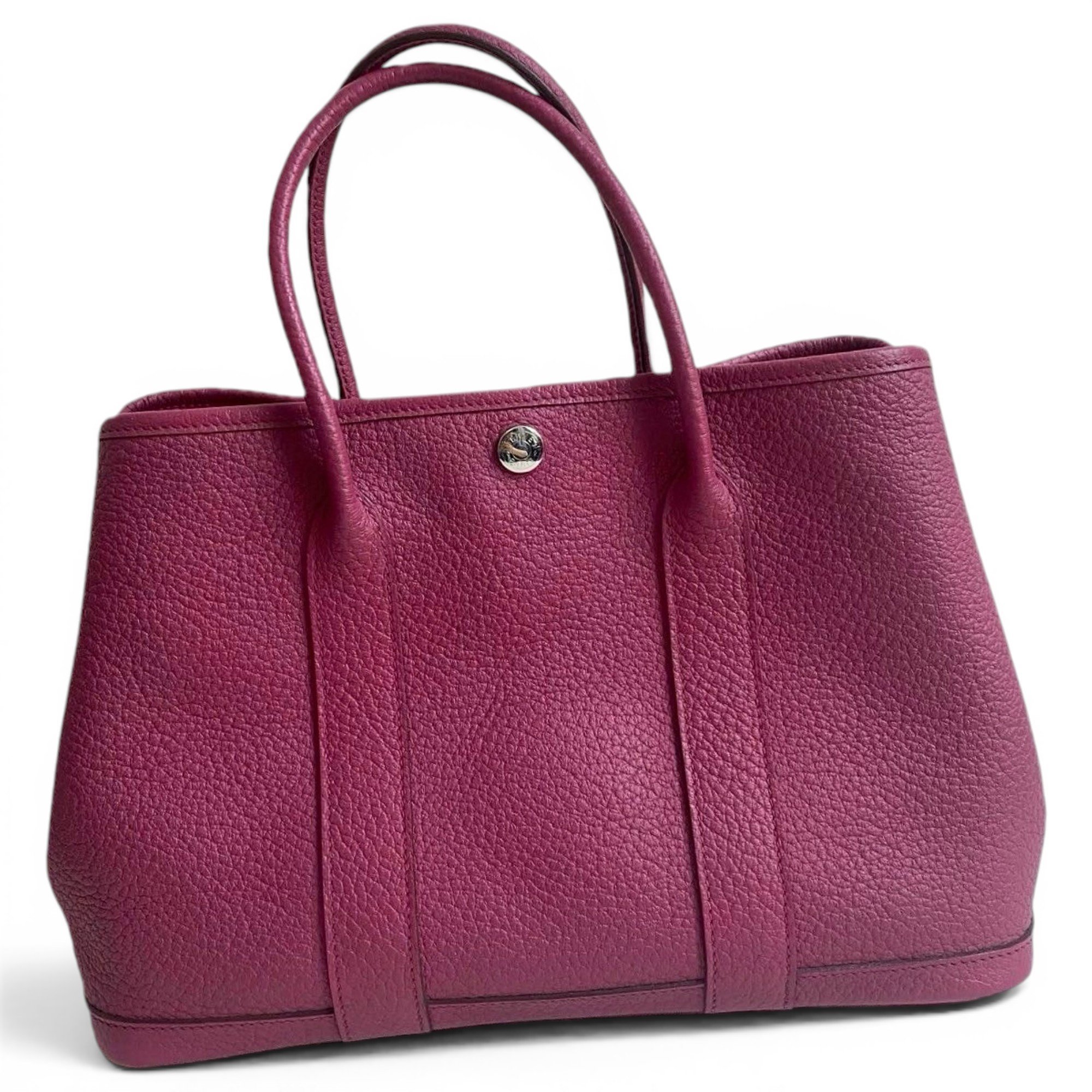 Garden Party leather handbag
