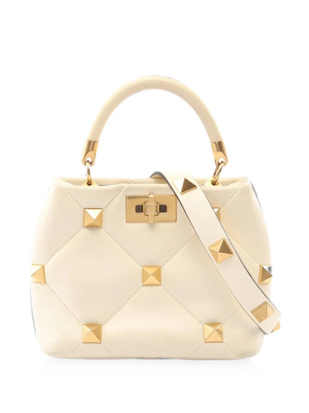 2000s small Roman Stud tote bag