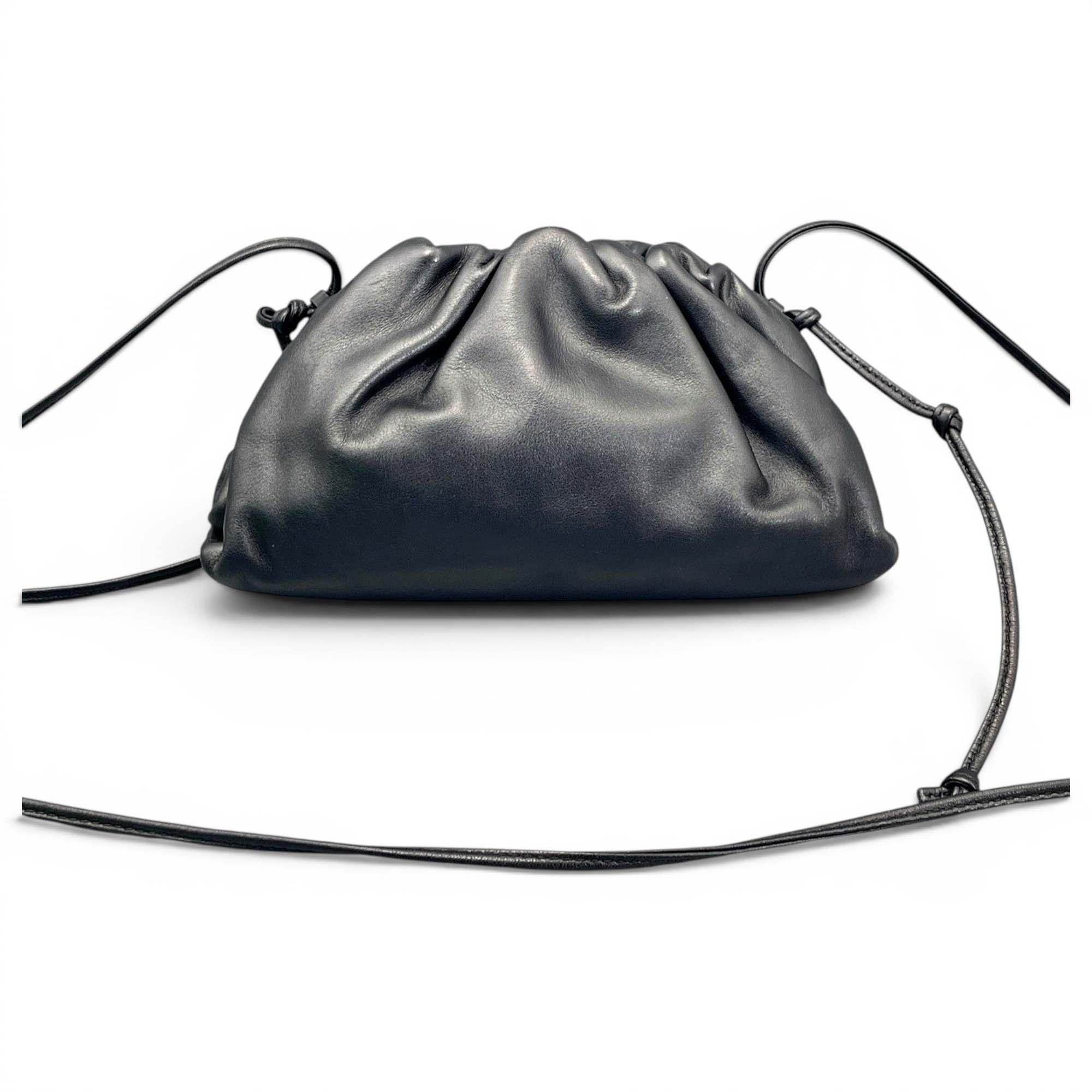 Pouch leather handbag