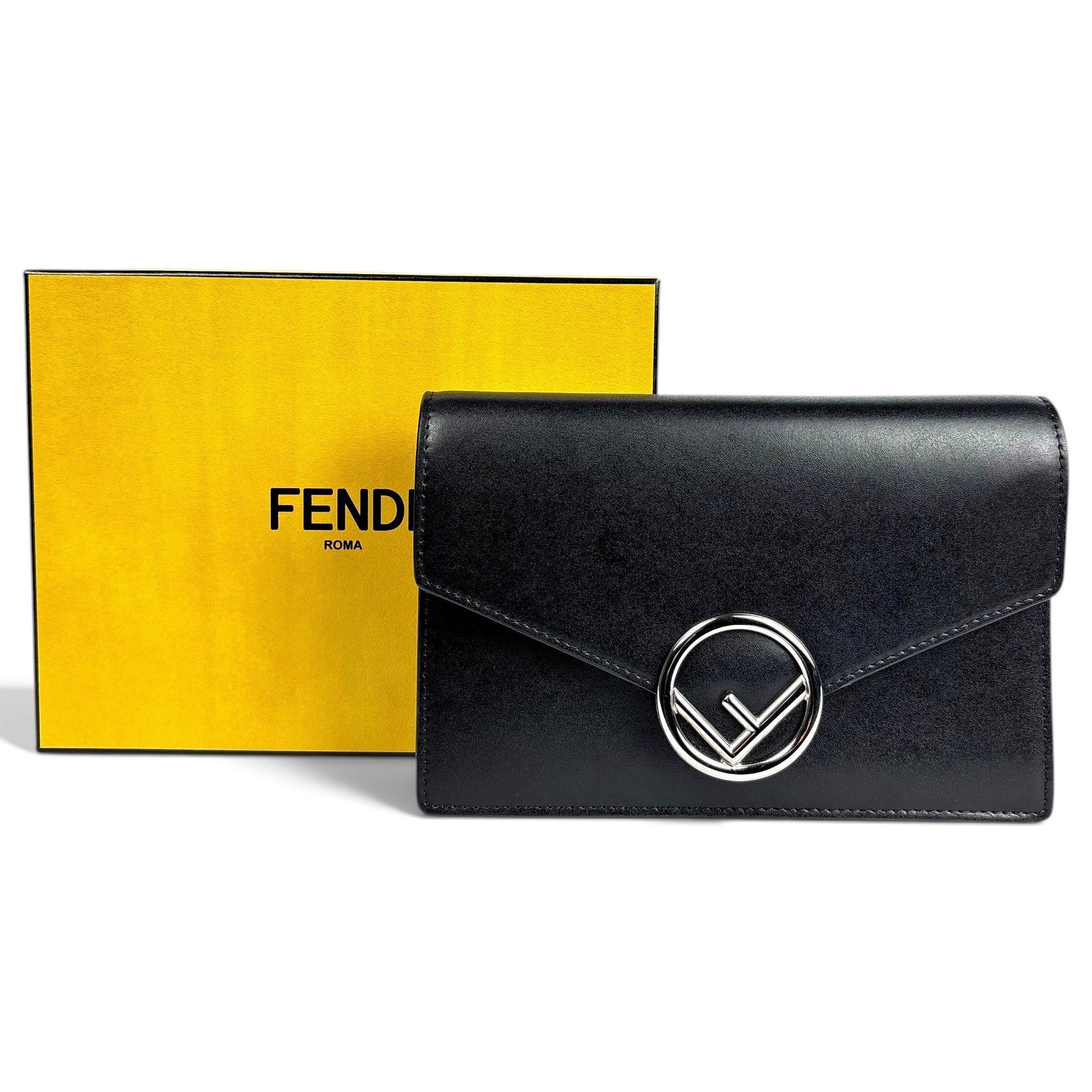 Fendi Wallet On Chain leather crossbody bag