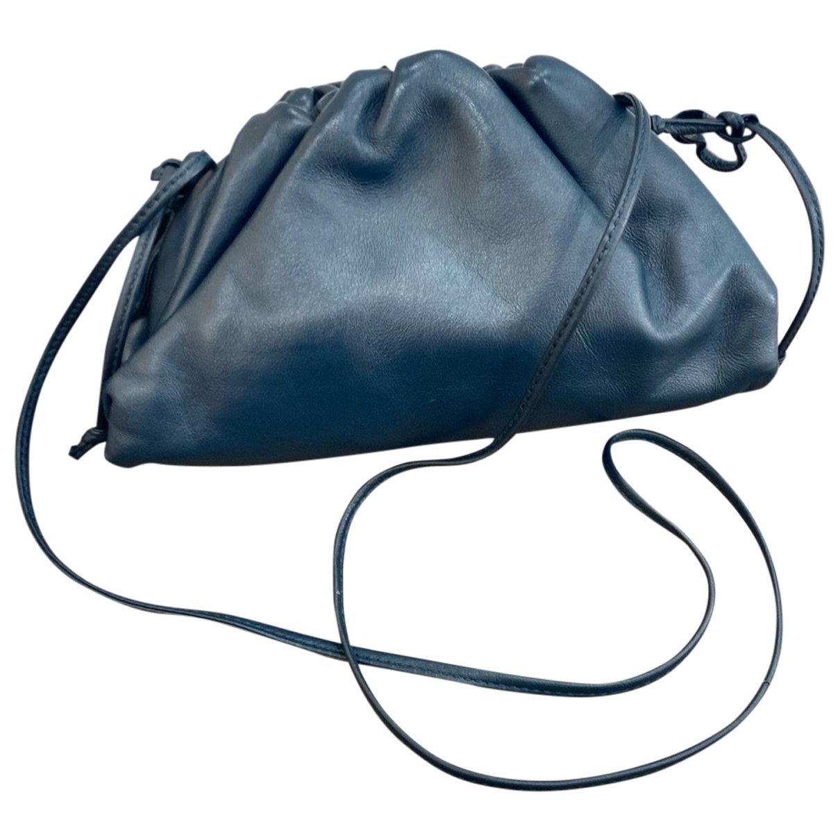 Pouch leather handbag