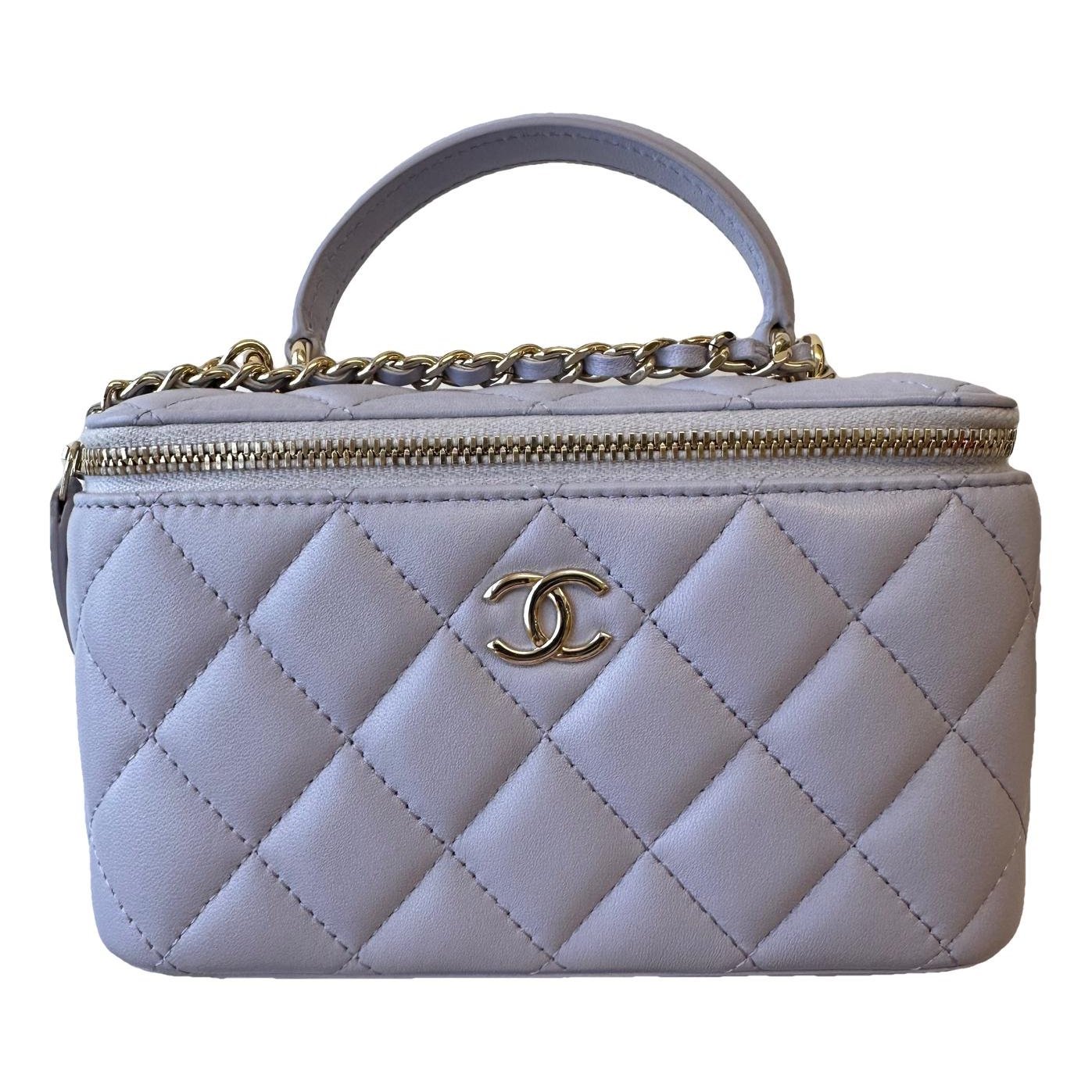 Trendy CC Vanity leather handbag