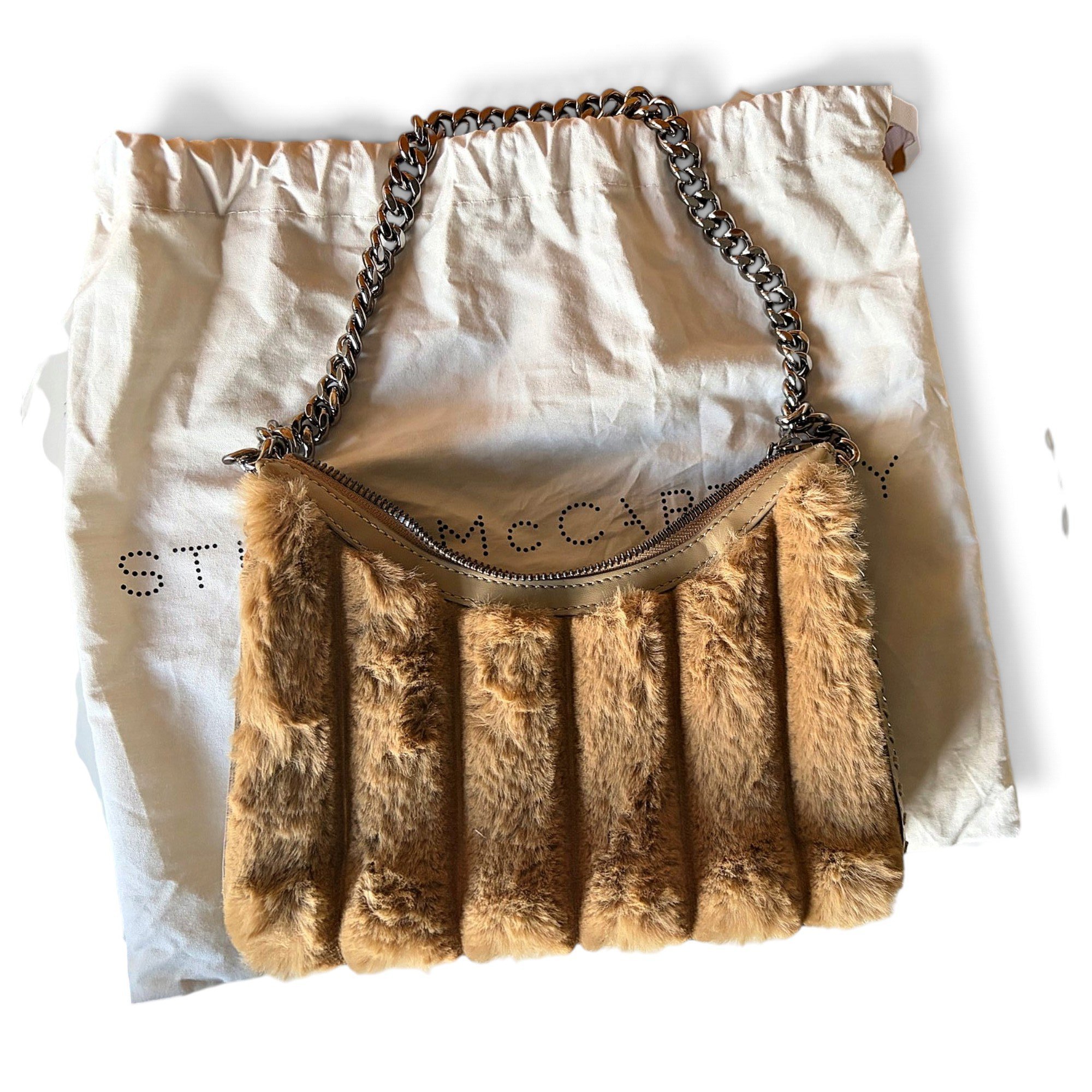 Falabella faux fur handbag