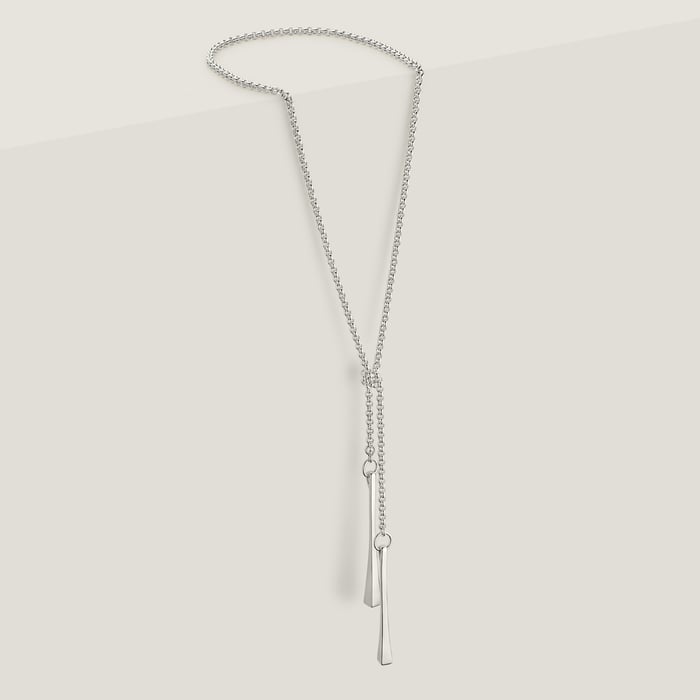 Sans Coloris Clou De Forge Lariat Necklace