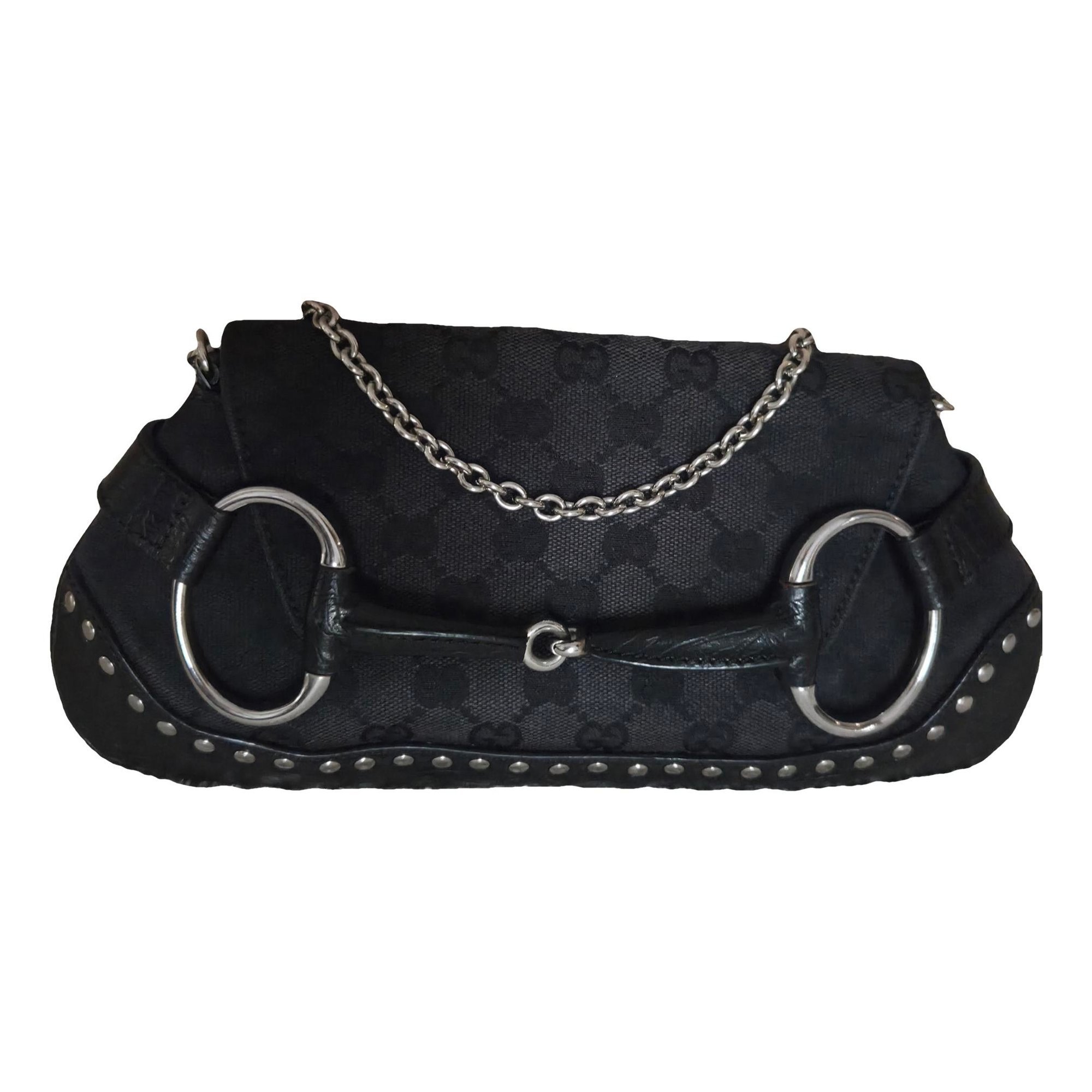 Horsebit Chain cloth handbag
