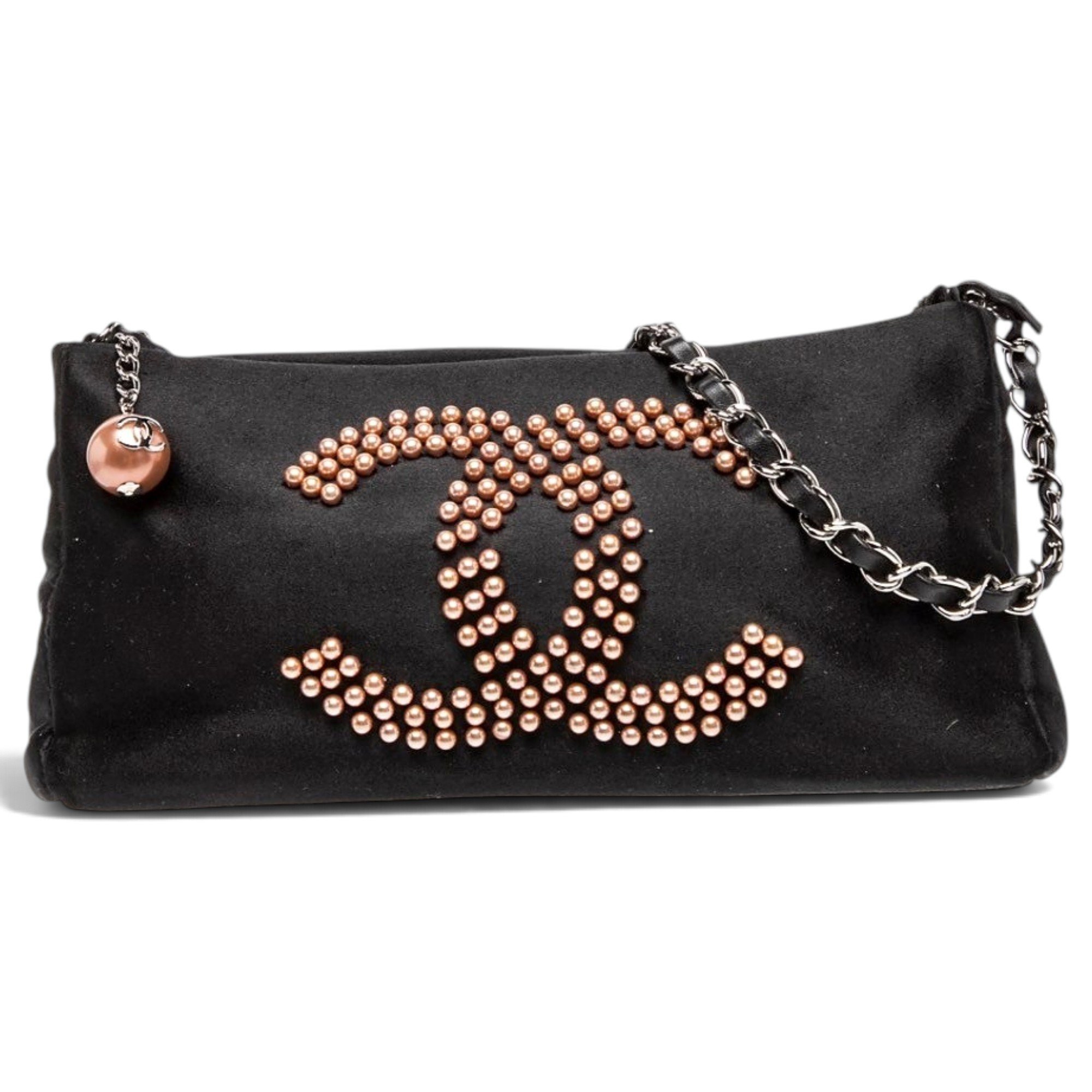 Silk clutch bag