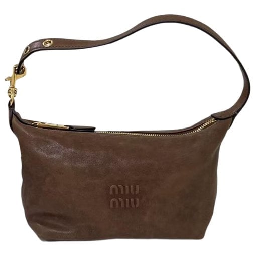 Miu Spirit leather handbag