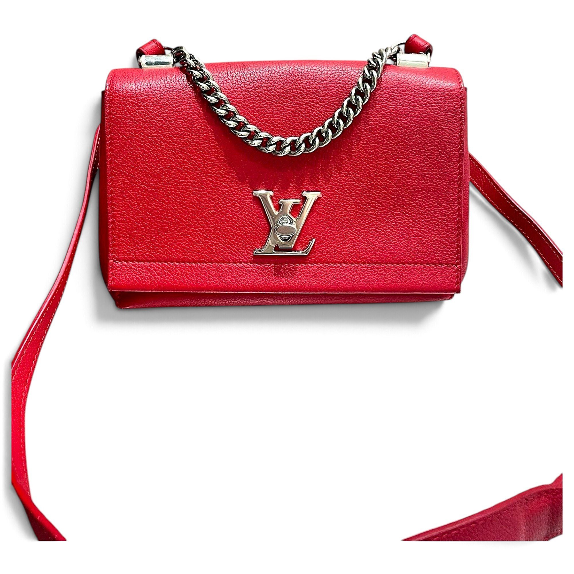 Lockme leather crossbody bag