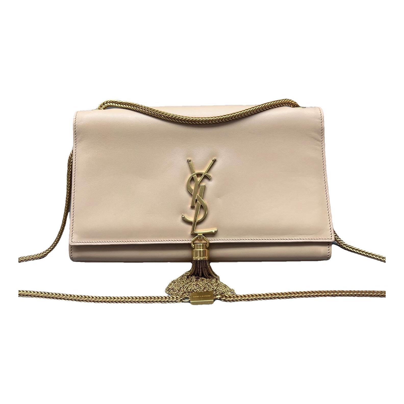 Pompom Kate leather handbag