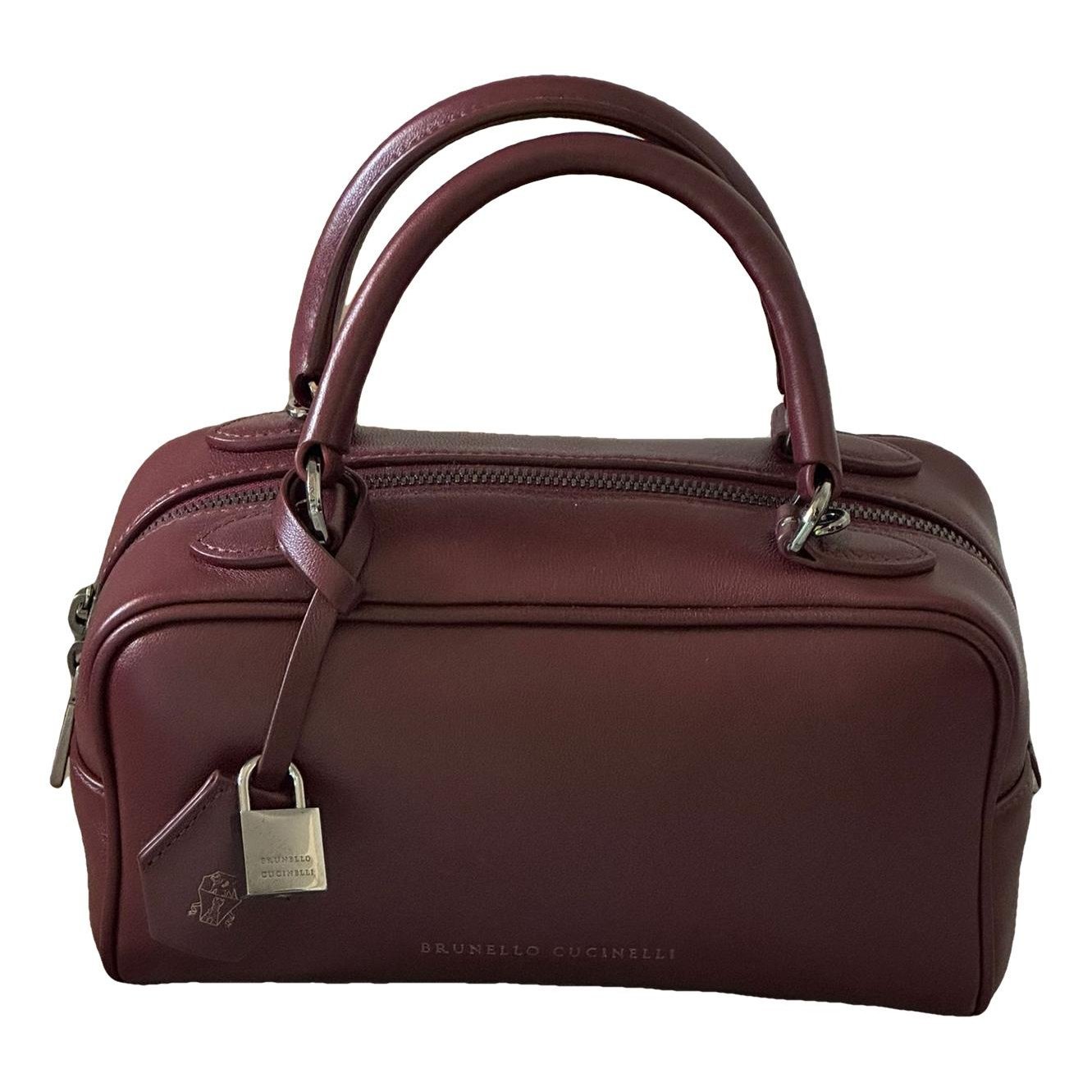 Brunello Cucinelli Explorer leather handbag