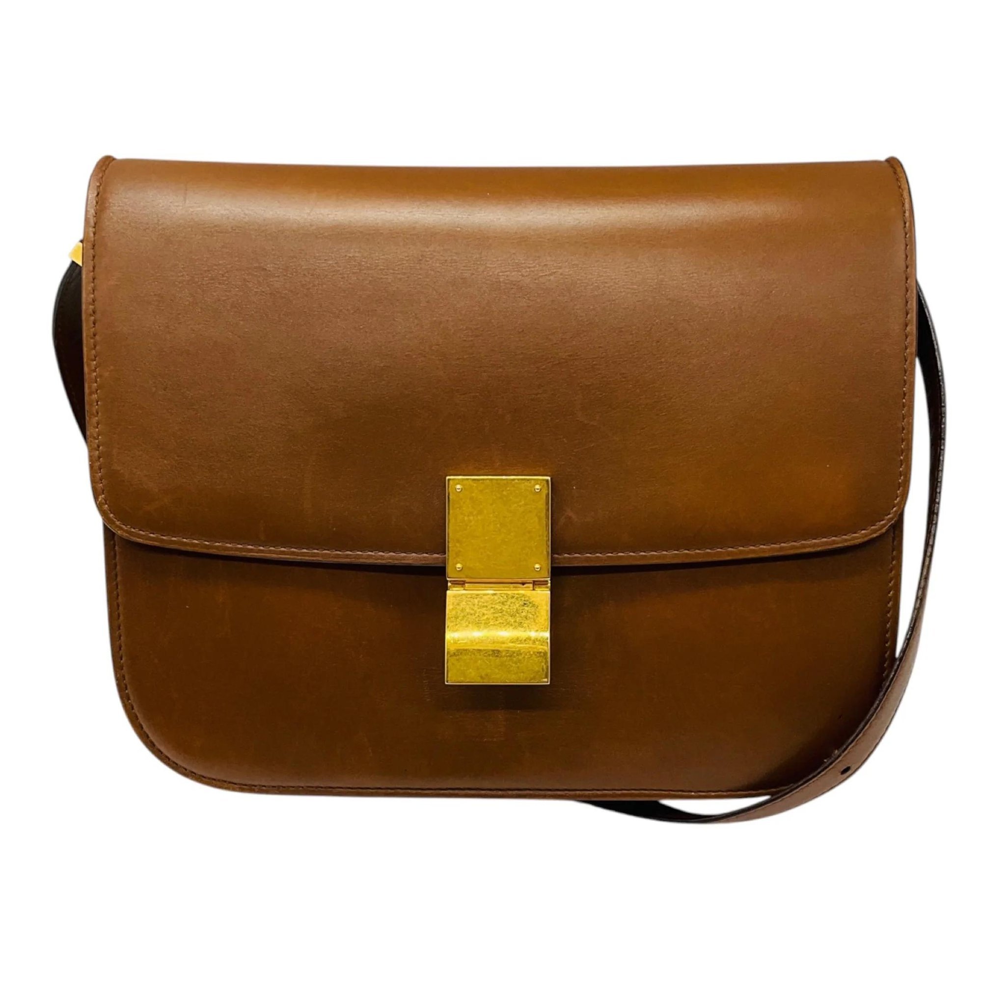 Classic leather handbag