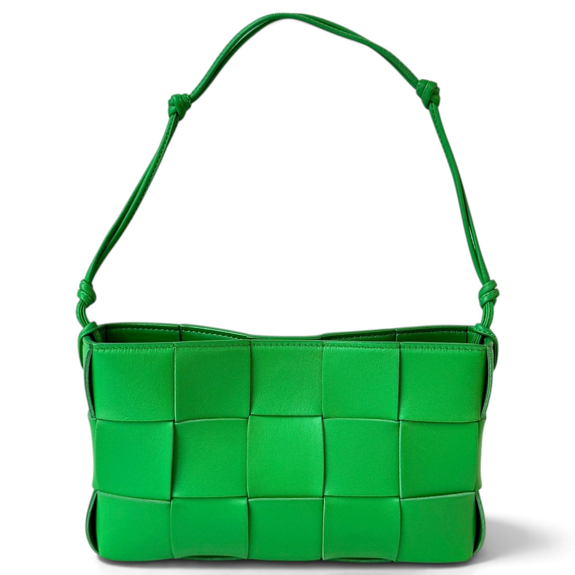 Cassette leather handbag