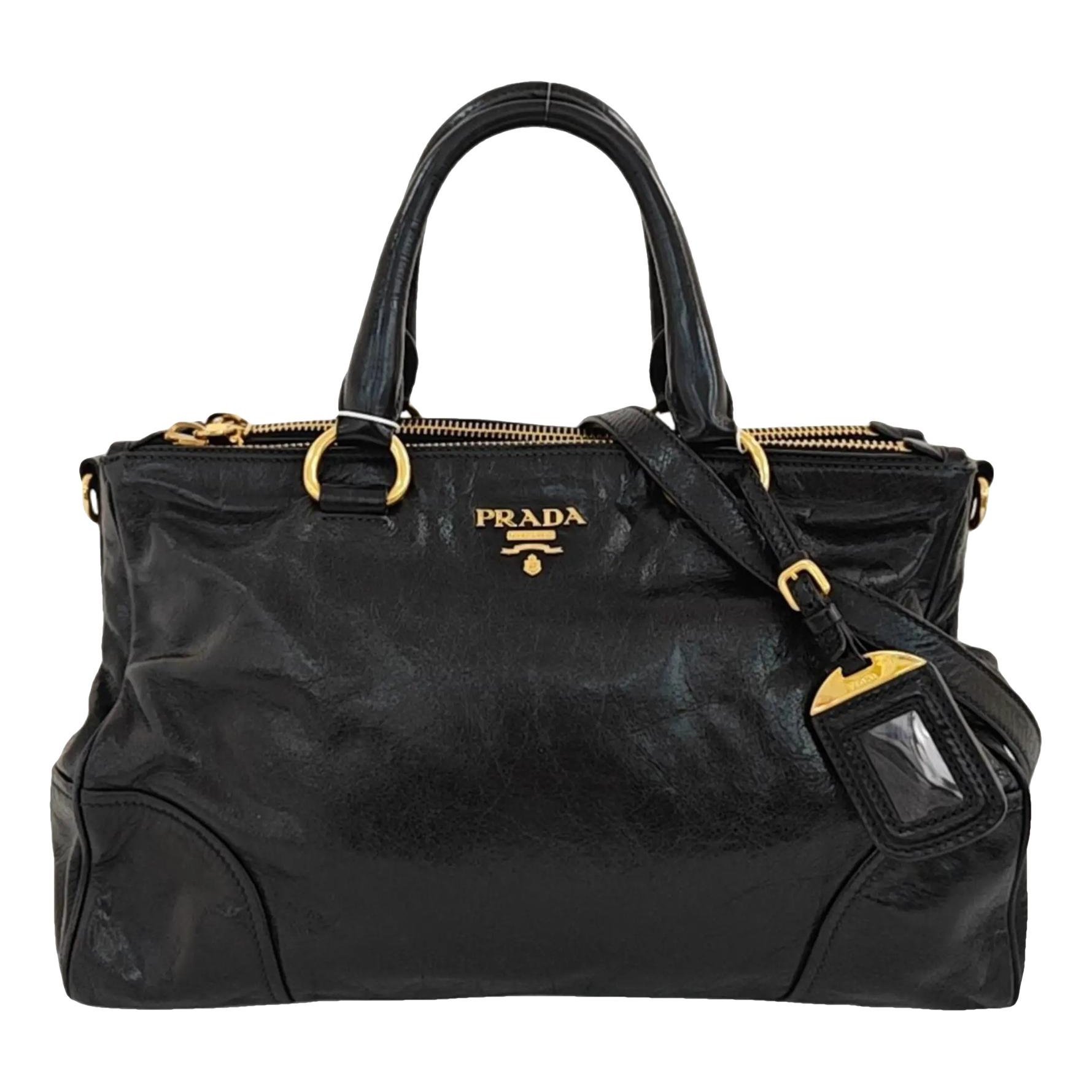 Leather tote