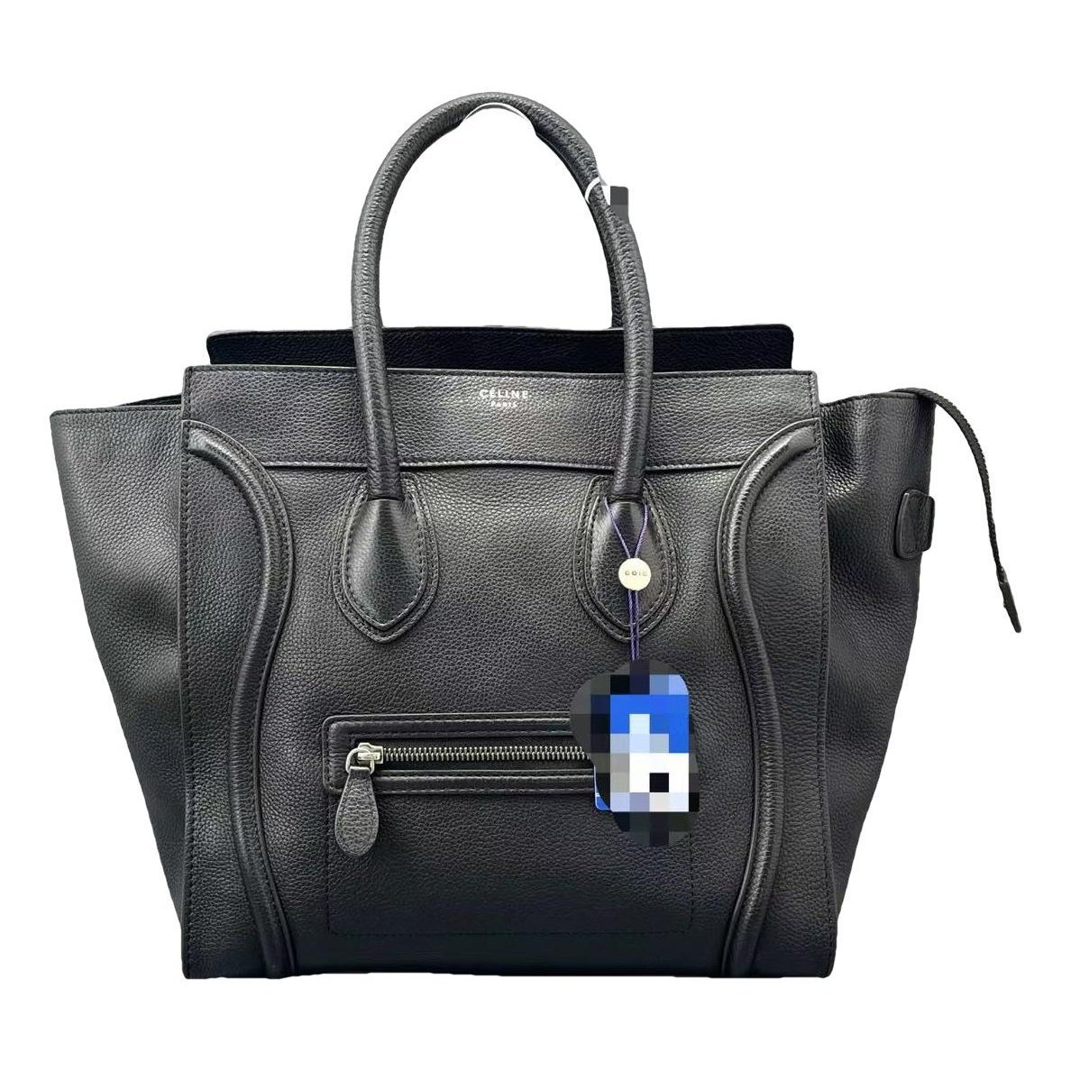 Luggage leather handbag