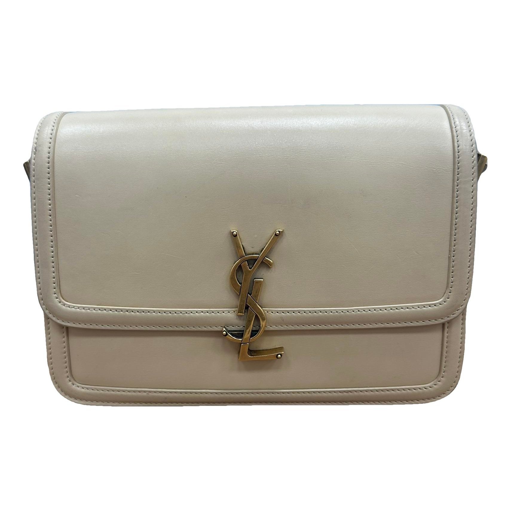 Solférino leather handbag