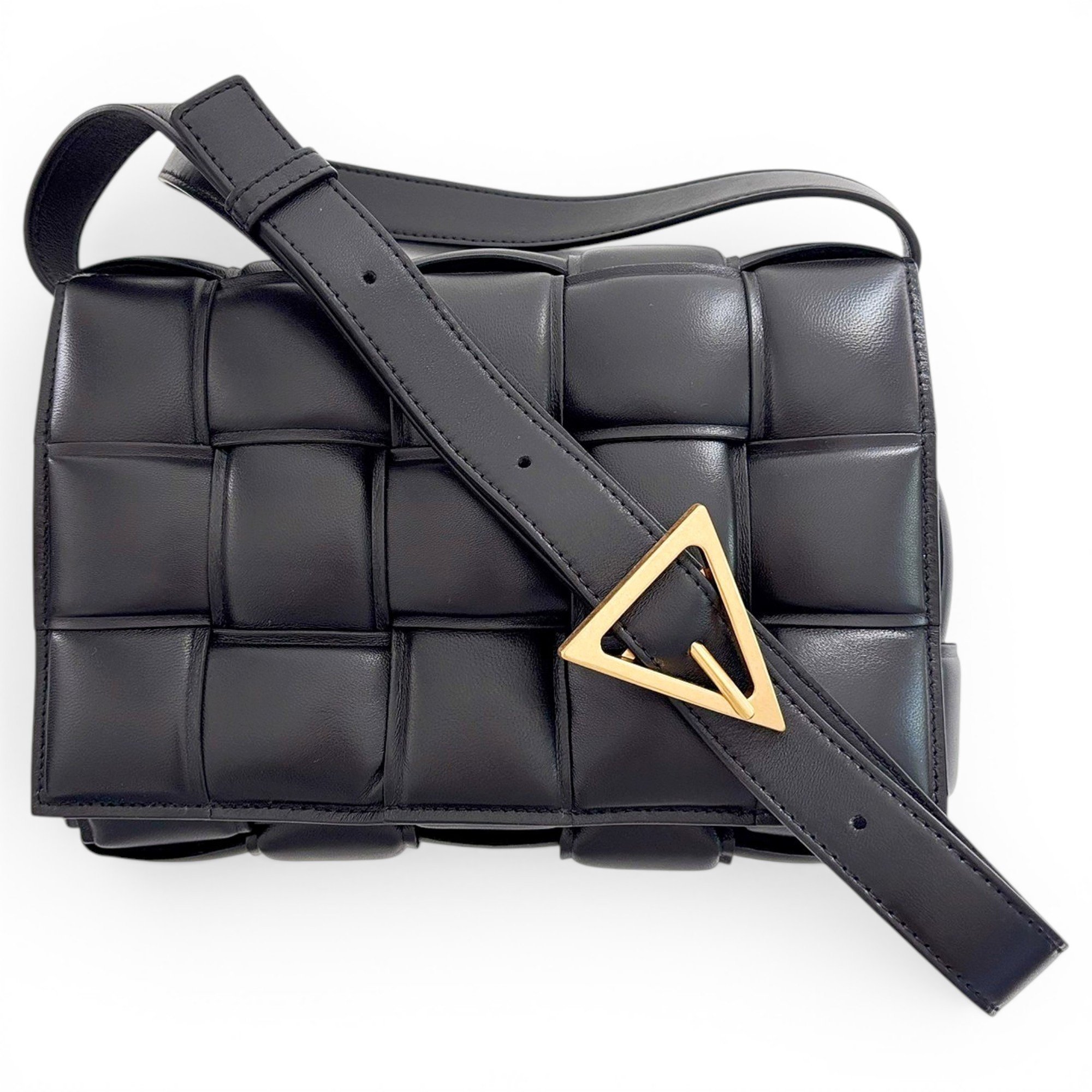 Cassette Padded leather crossbody bag