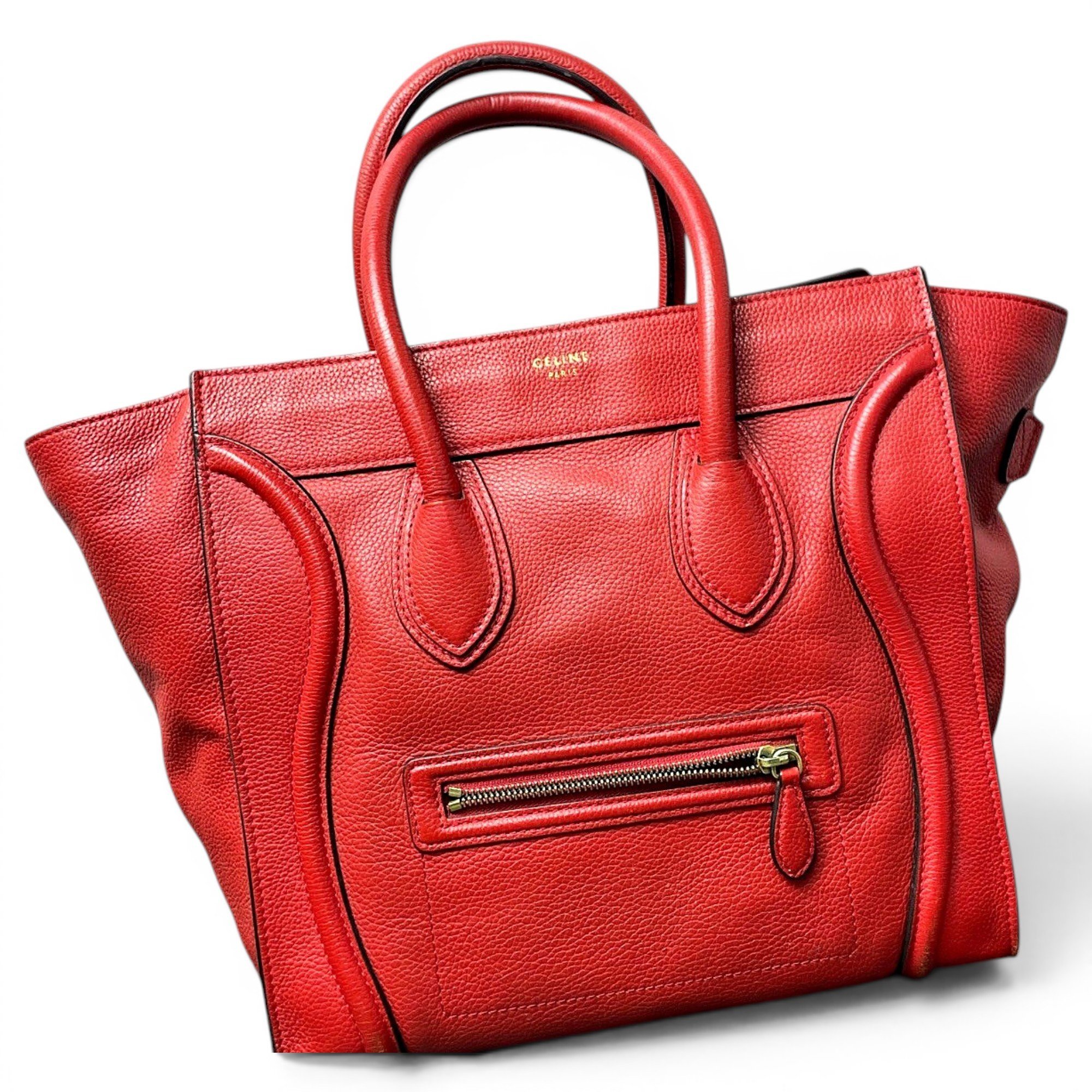 Luggage leather handbag