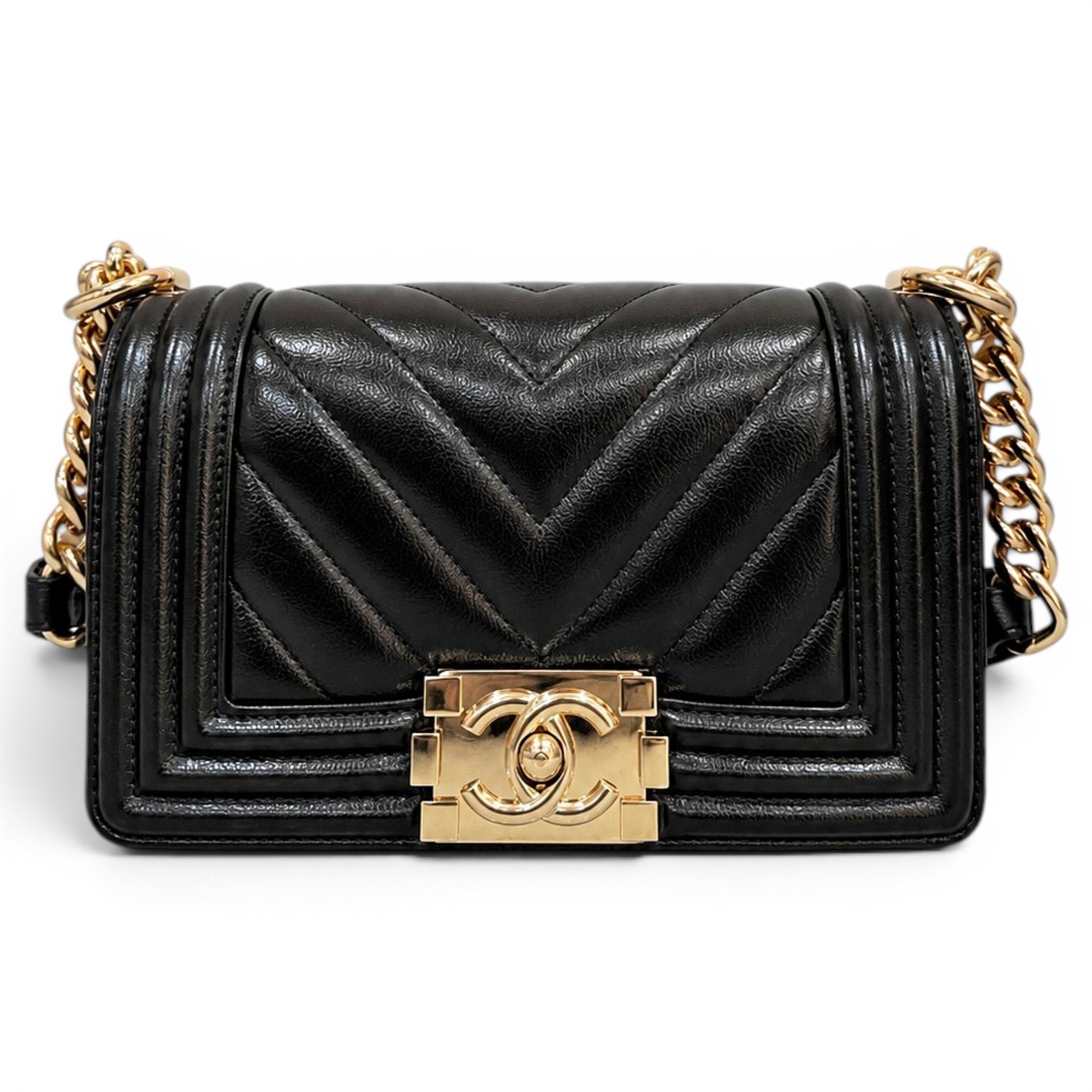 Boy leather crossbody bag