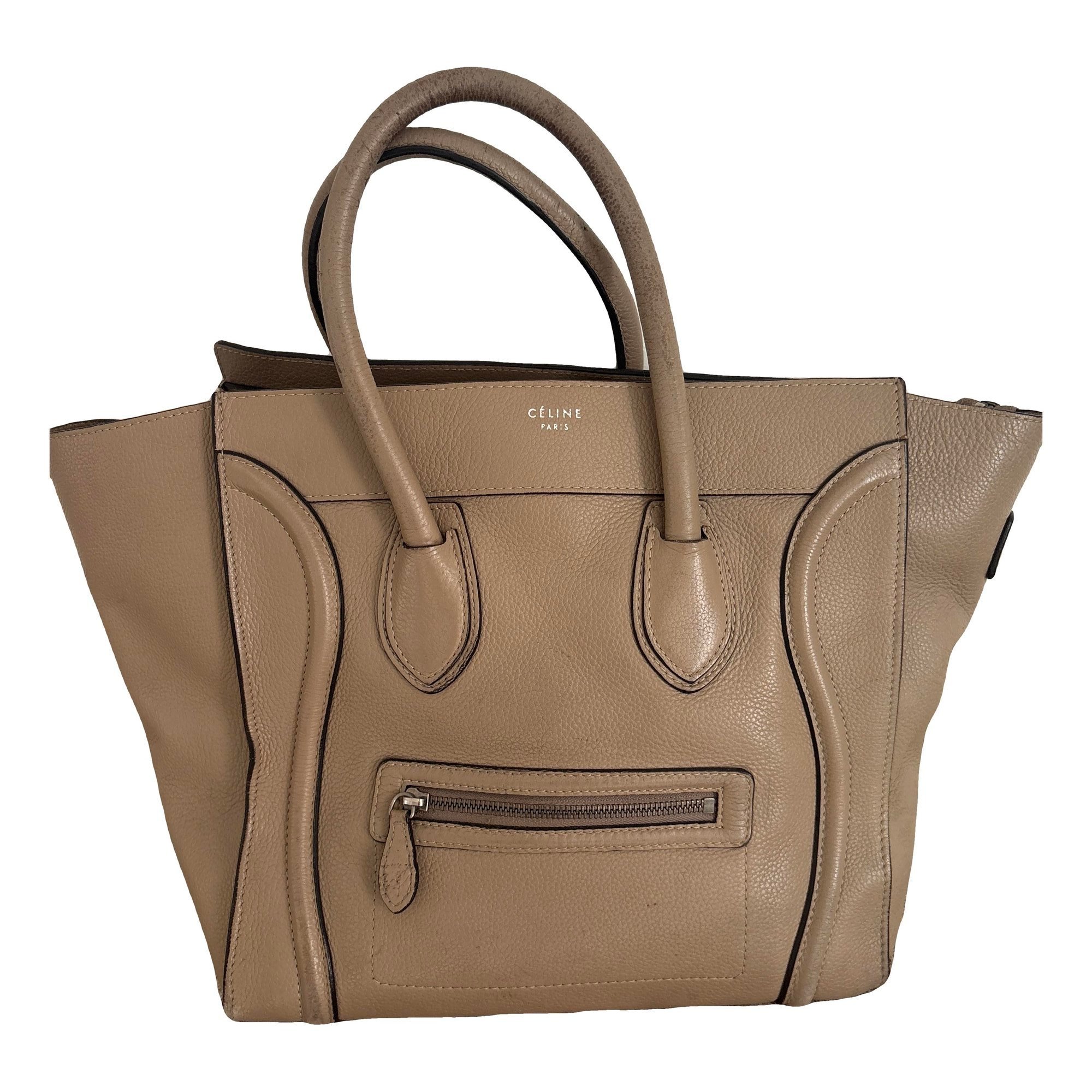 Luggage leather handbag